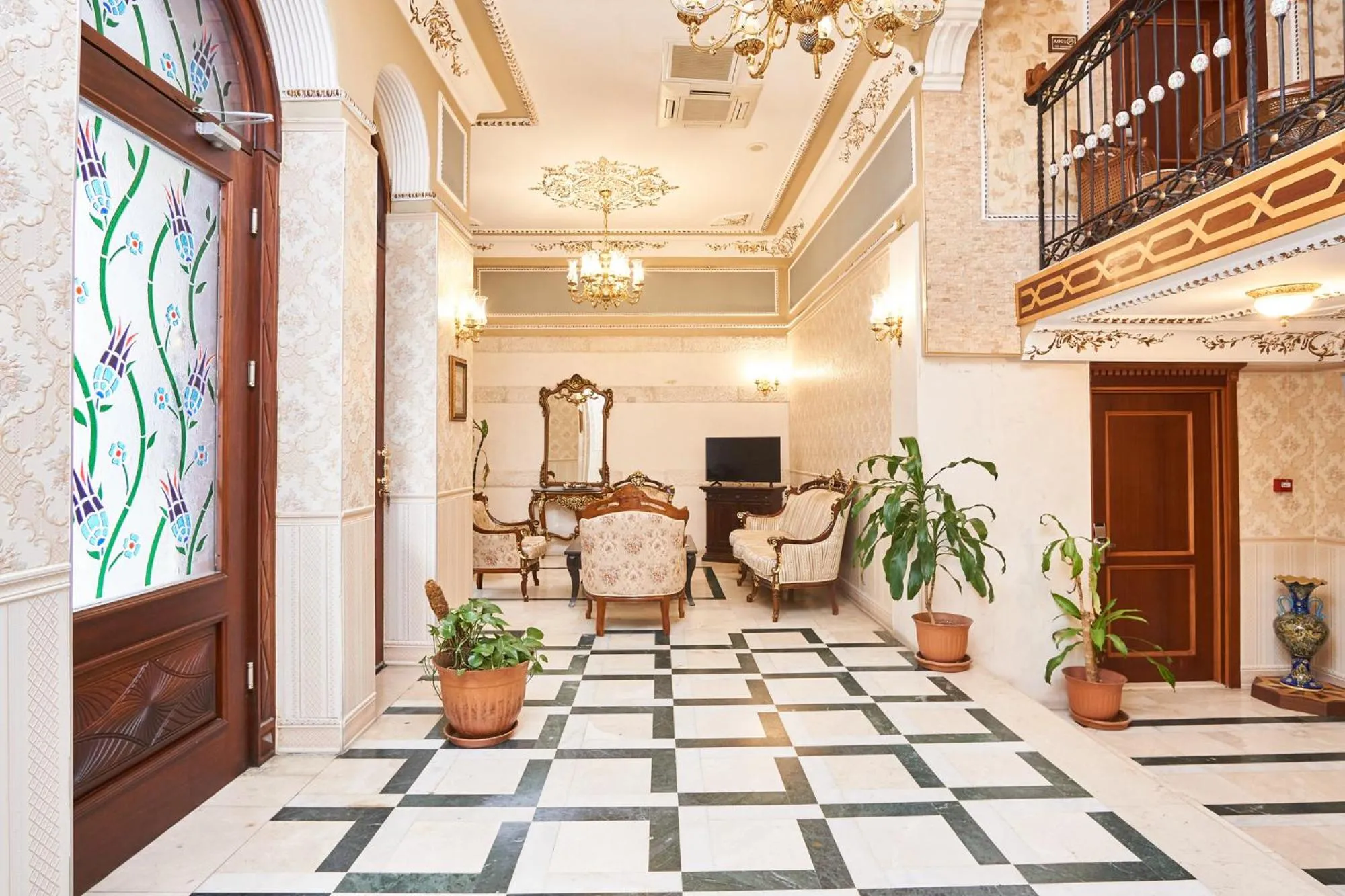 Lobby or reception in Amber Hotel & Spa