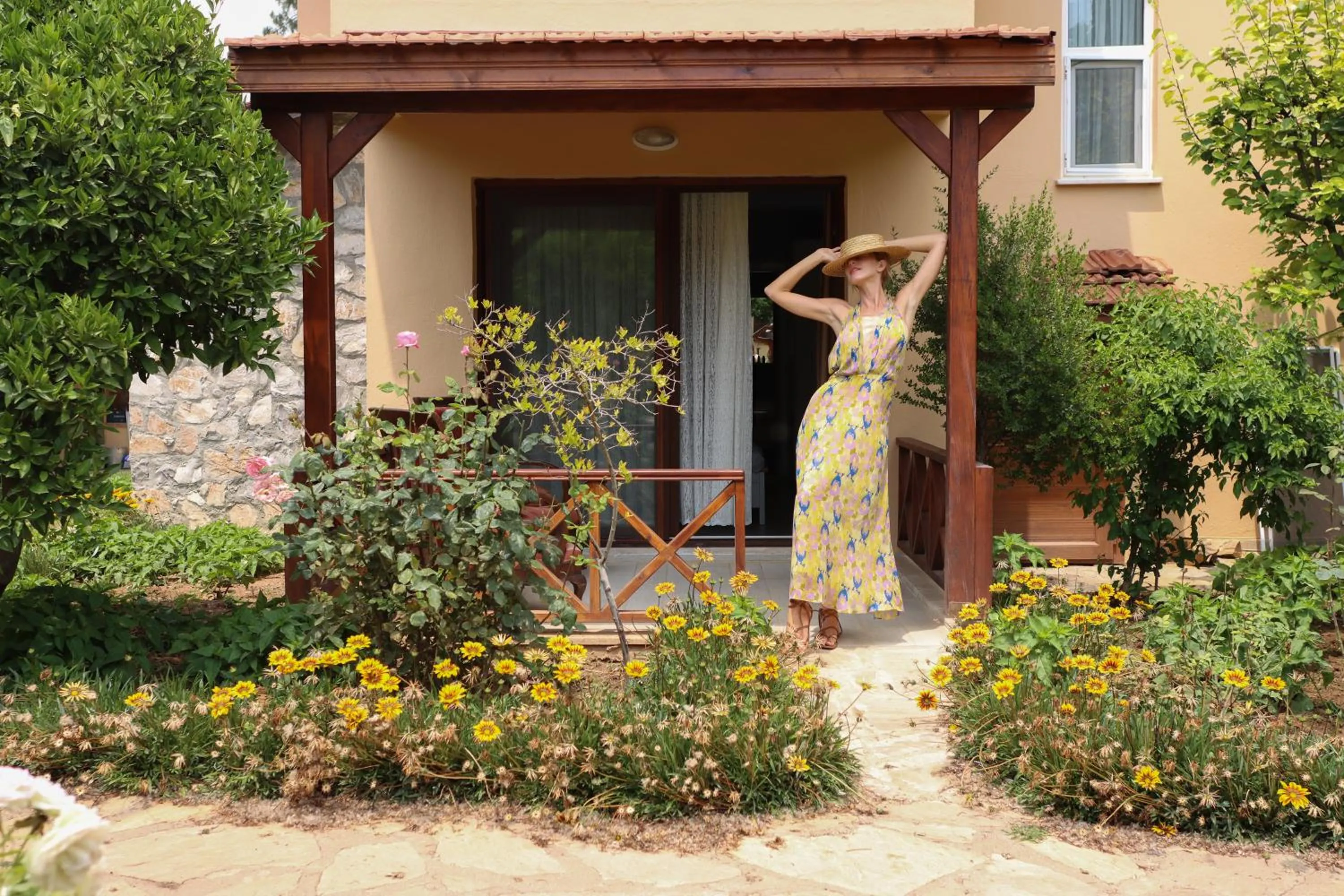 Garden view in Dalya Life