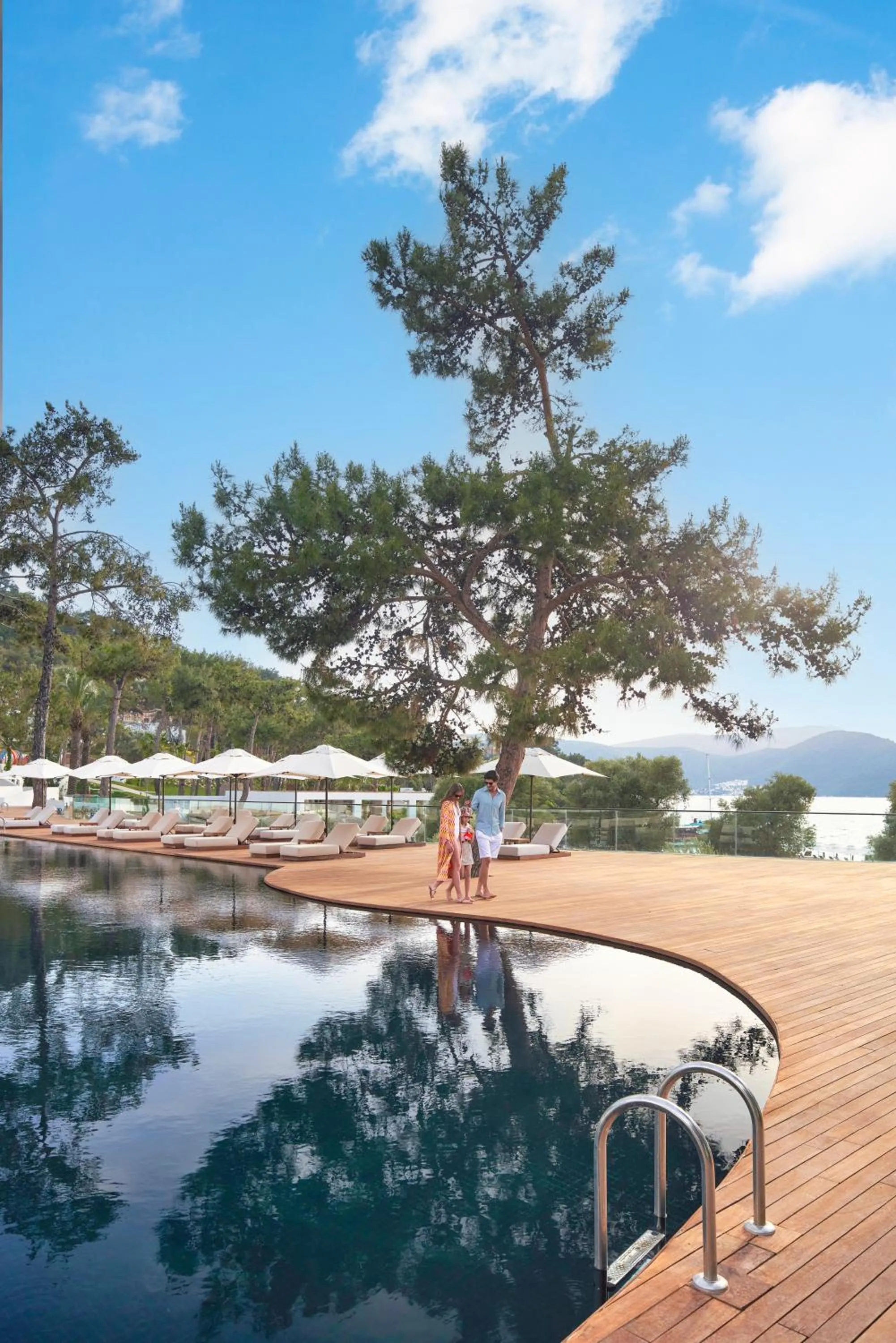 Pool view in Rixos Premium Bodrum