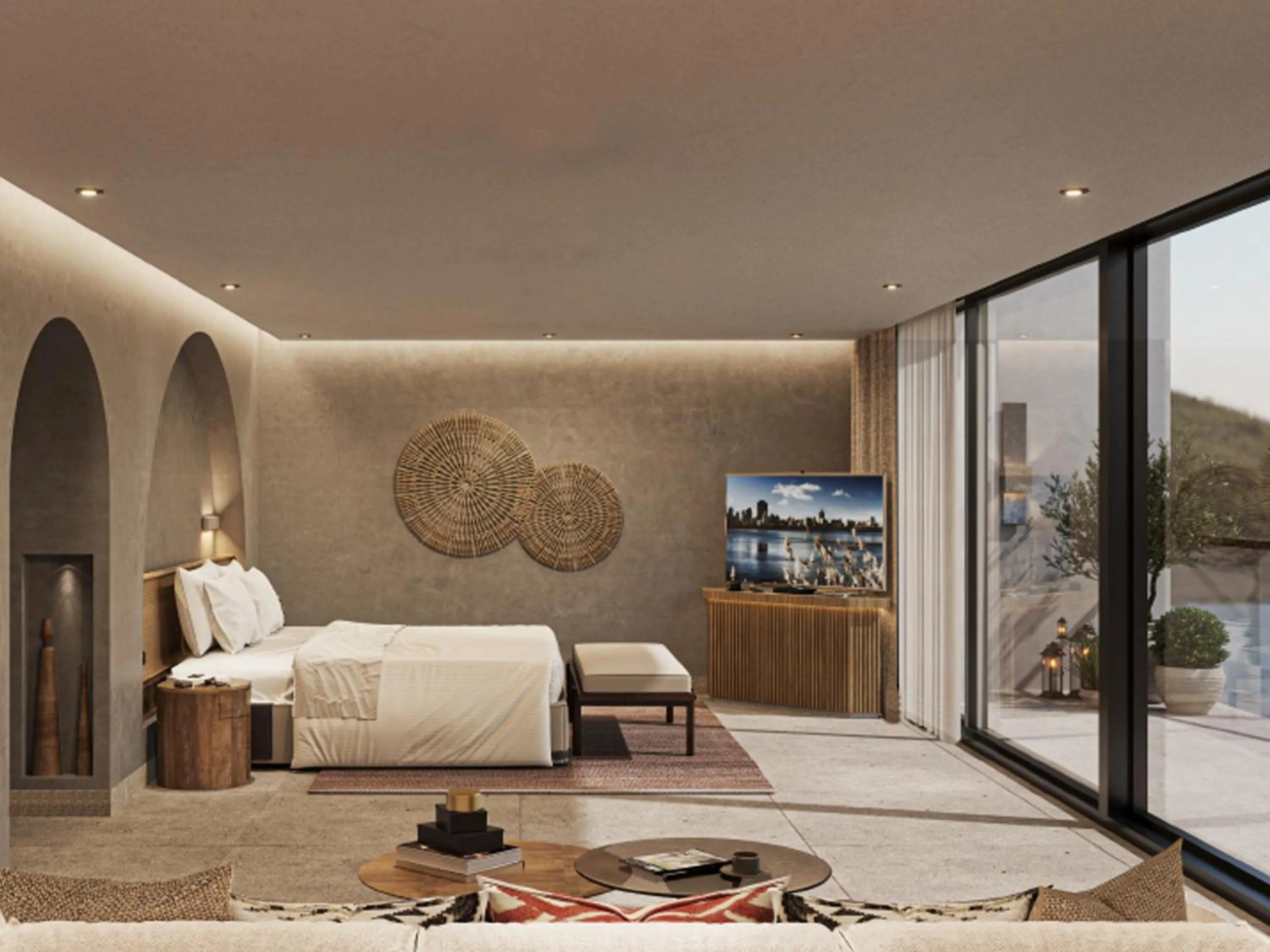 Bedroom, Bed in Rixos Premium Bodrum