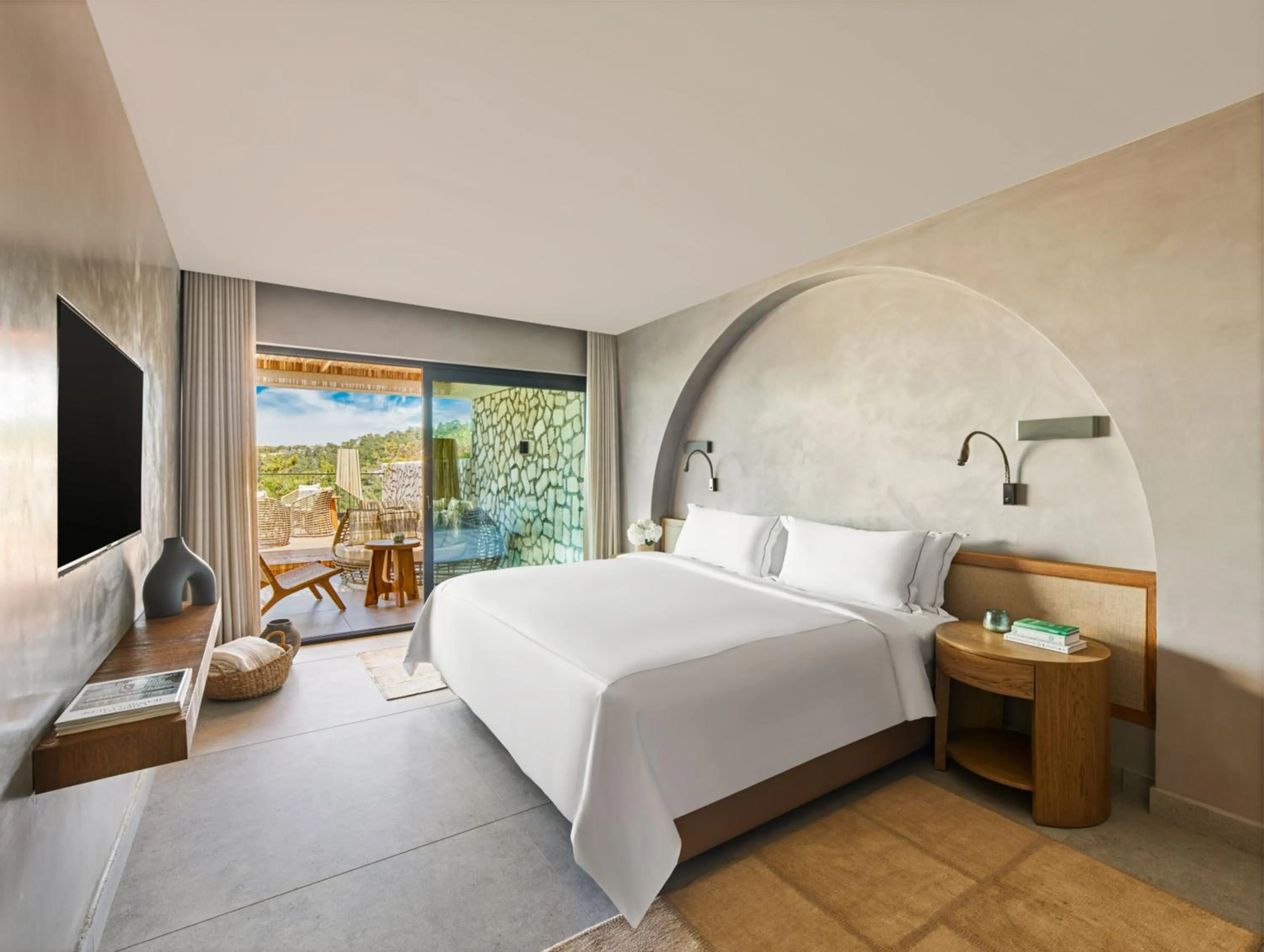 Bedroom, Bed in Rixos Premium Bodrum