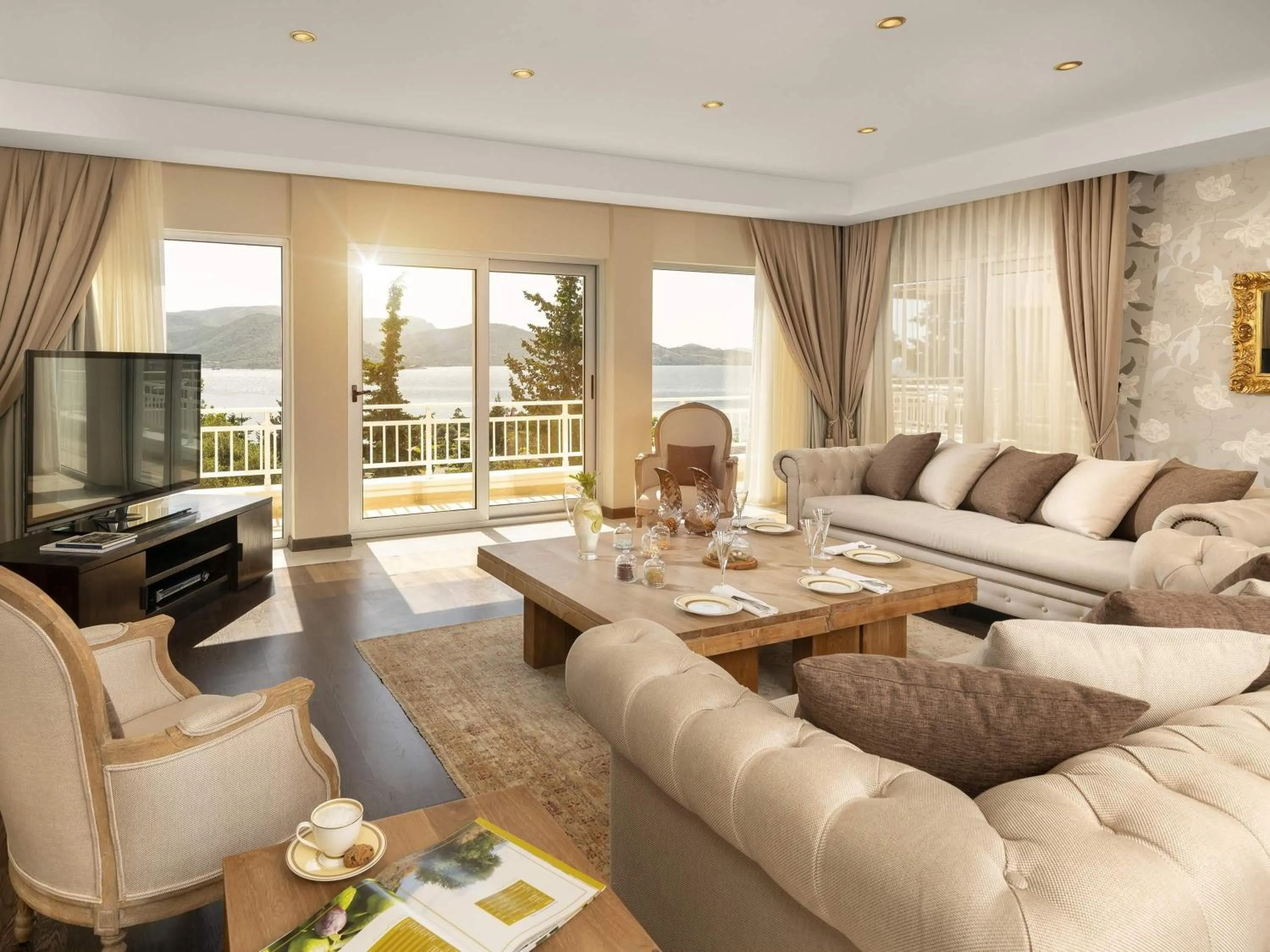 Bedroom in Rixos Premium Bodrum