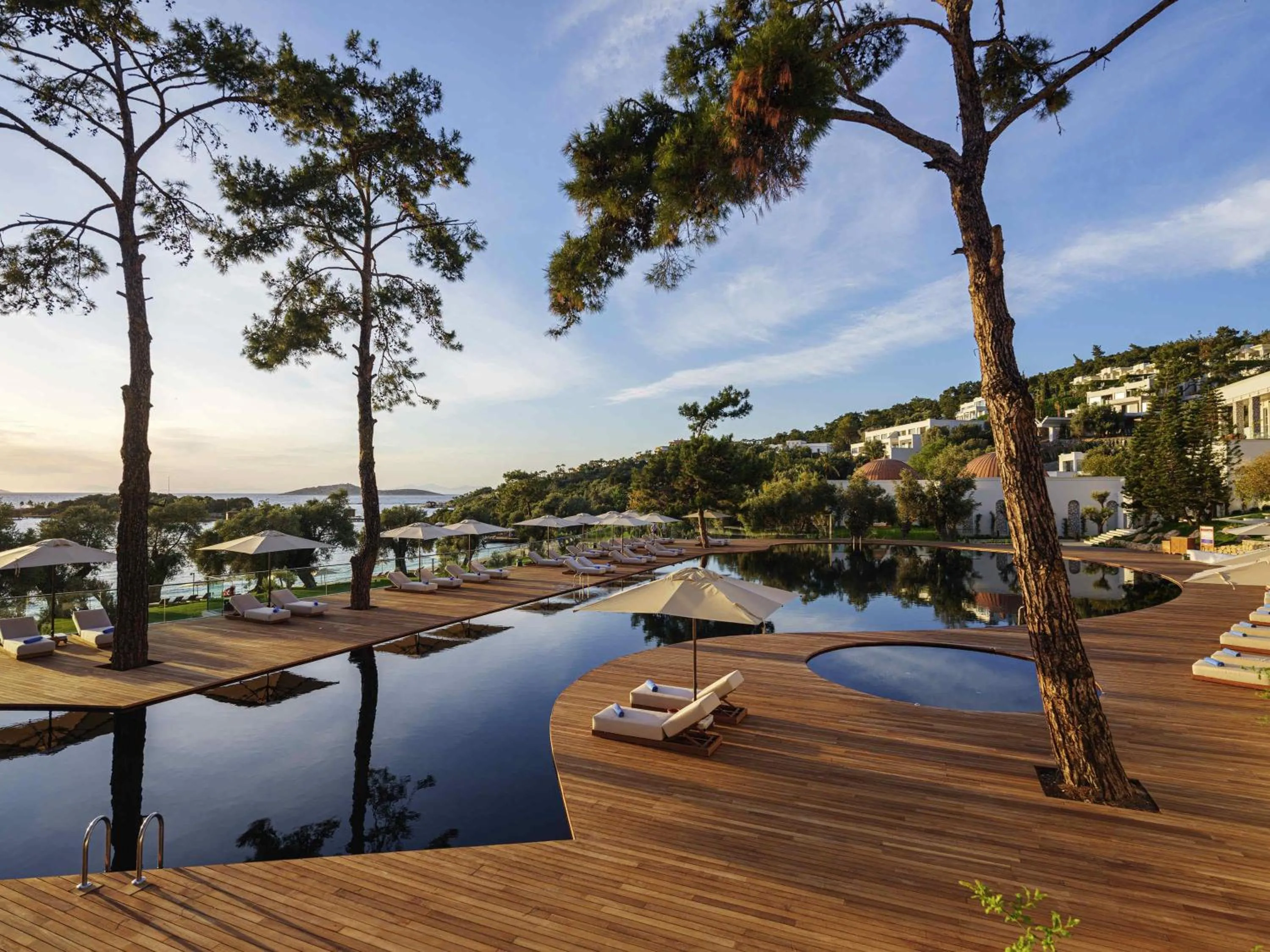 Pool view in Rixos Premium Bodrum