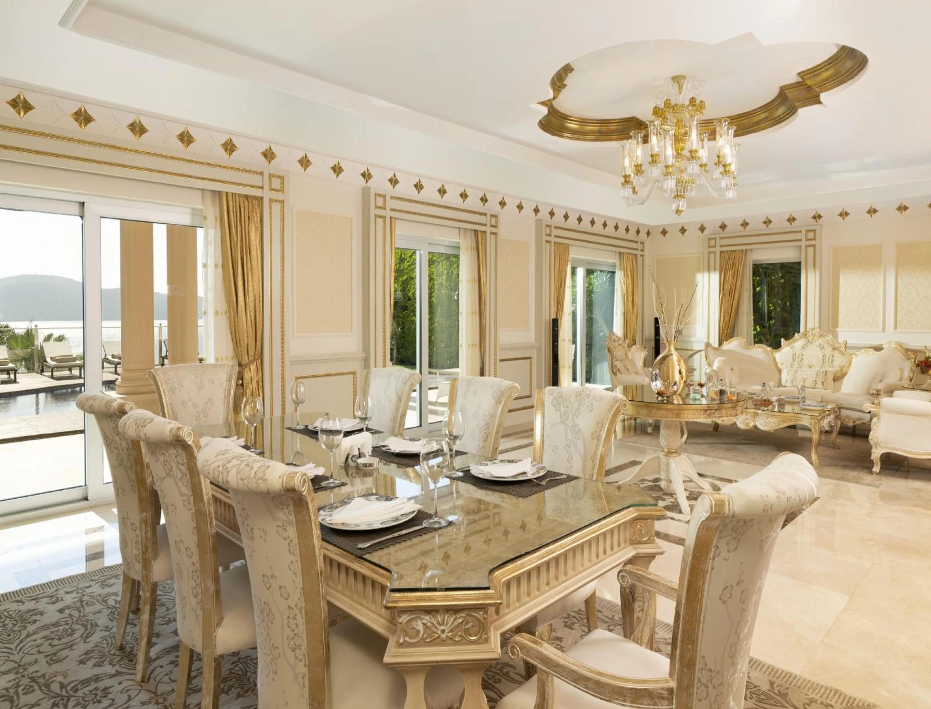 Living room in Rixos Premium Bodrum