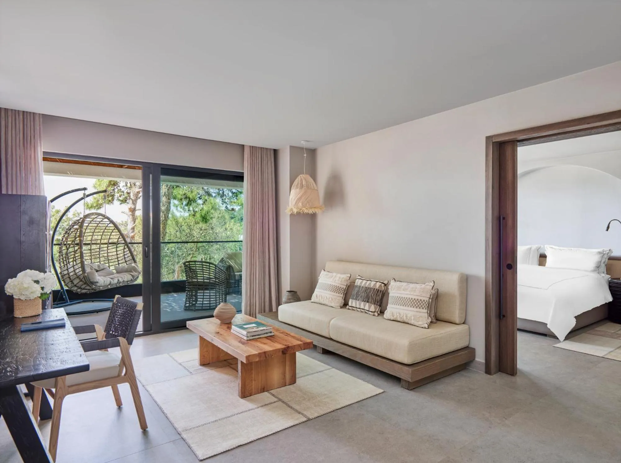 Seating area, Bed in Rixos Premium Bodrum