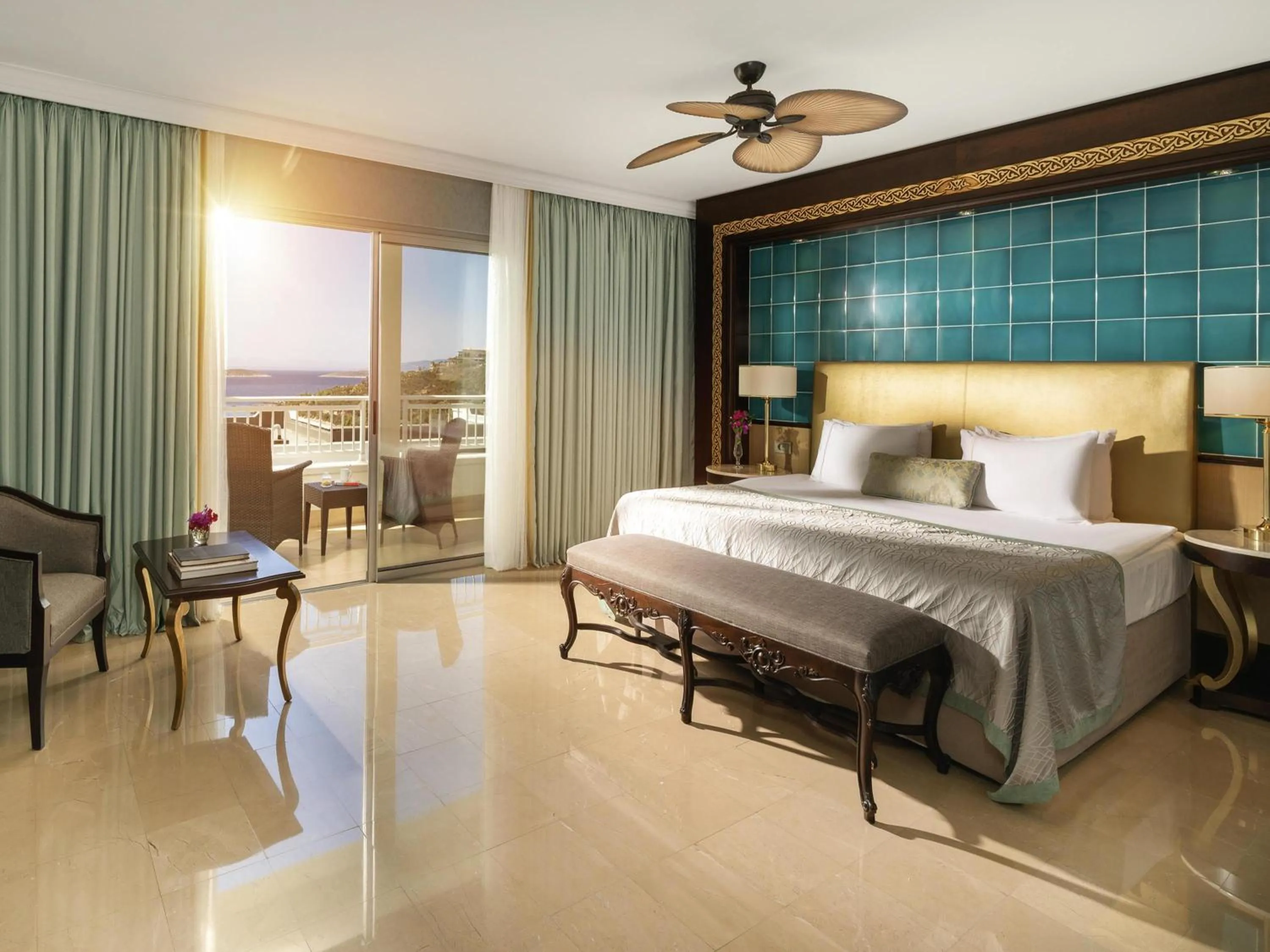 Bedroom, Bed in Rixos Premium Bodrum