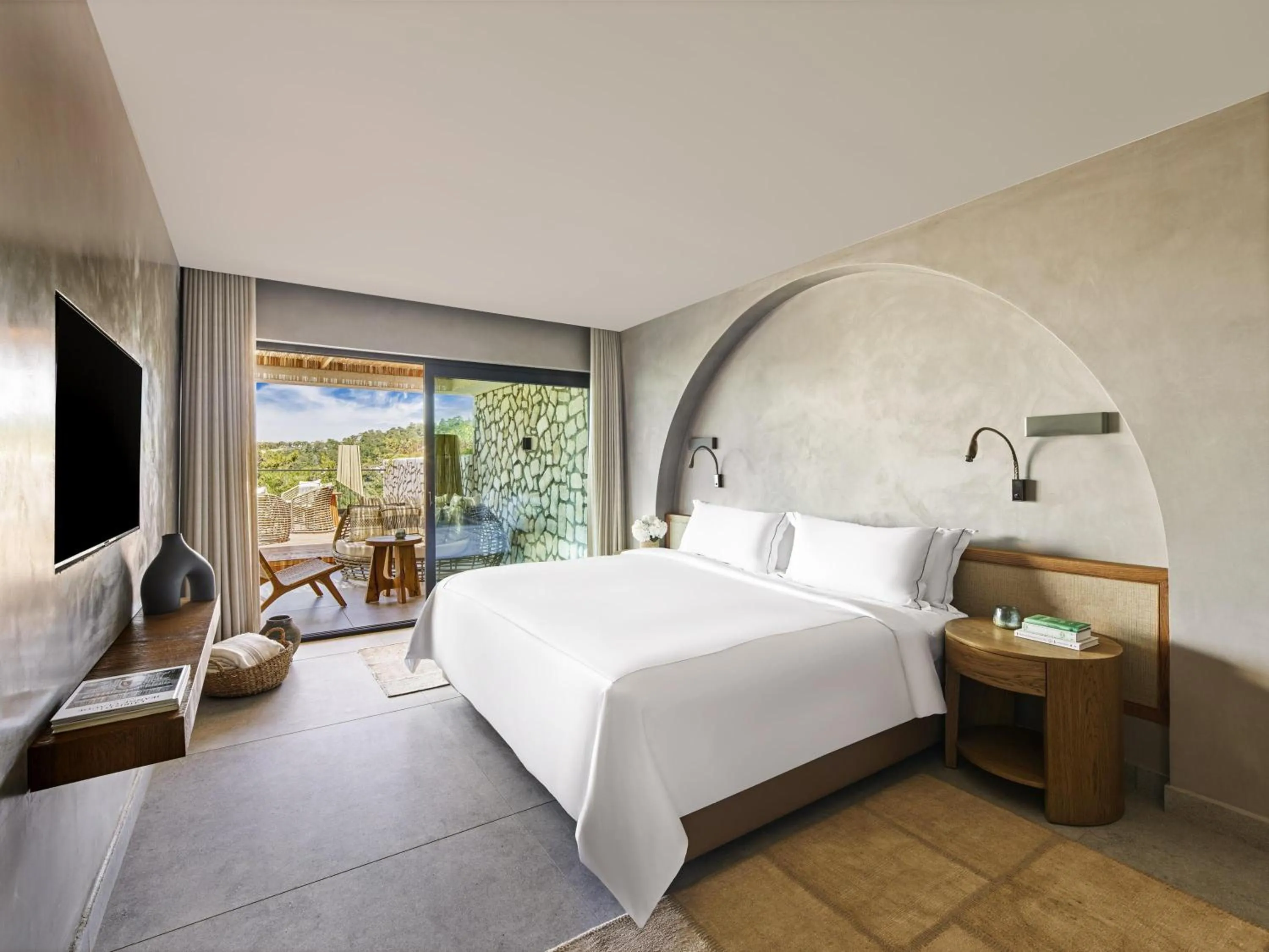 Bedroom, Bed in Rixos Premium Bodrum