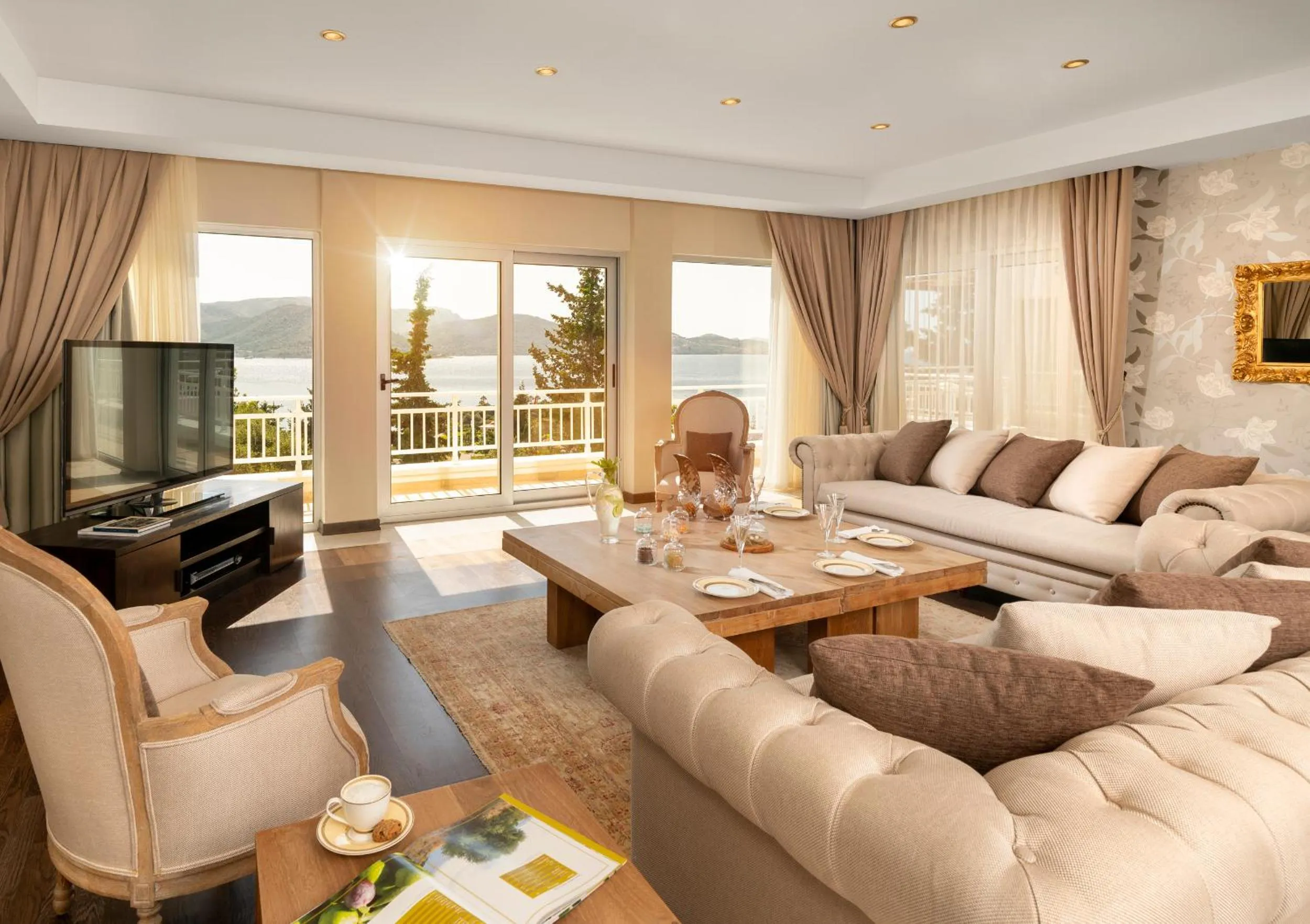 Living room in Rixos Premium Bodrum