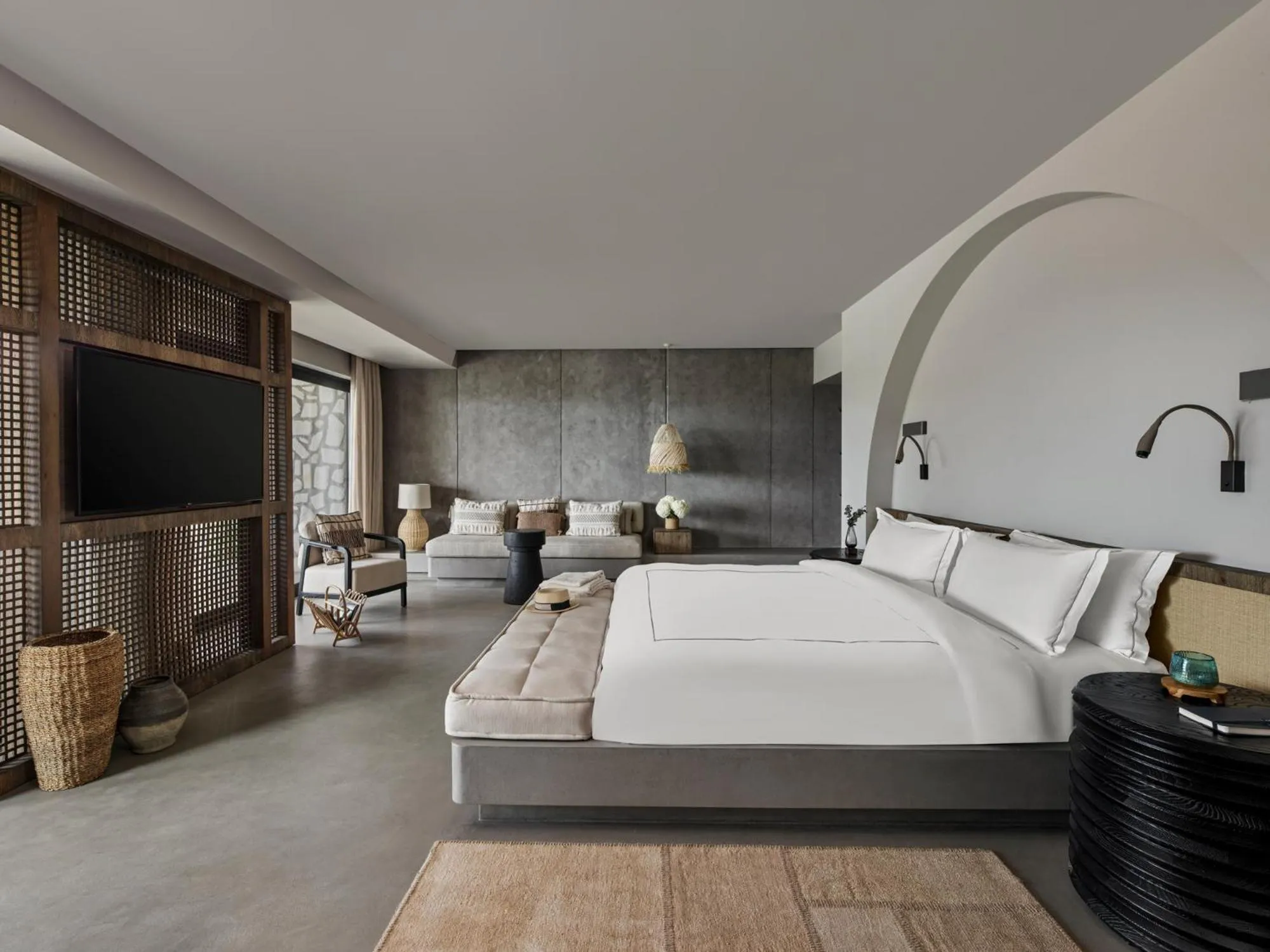 Bedroom, Bed in Rixos Premium Bodrum