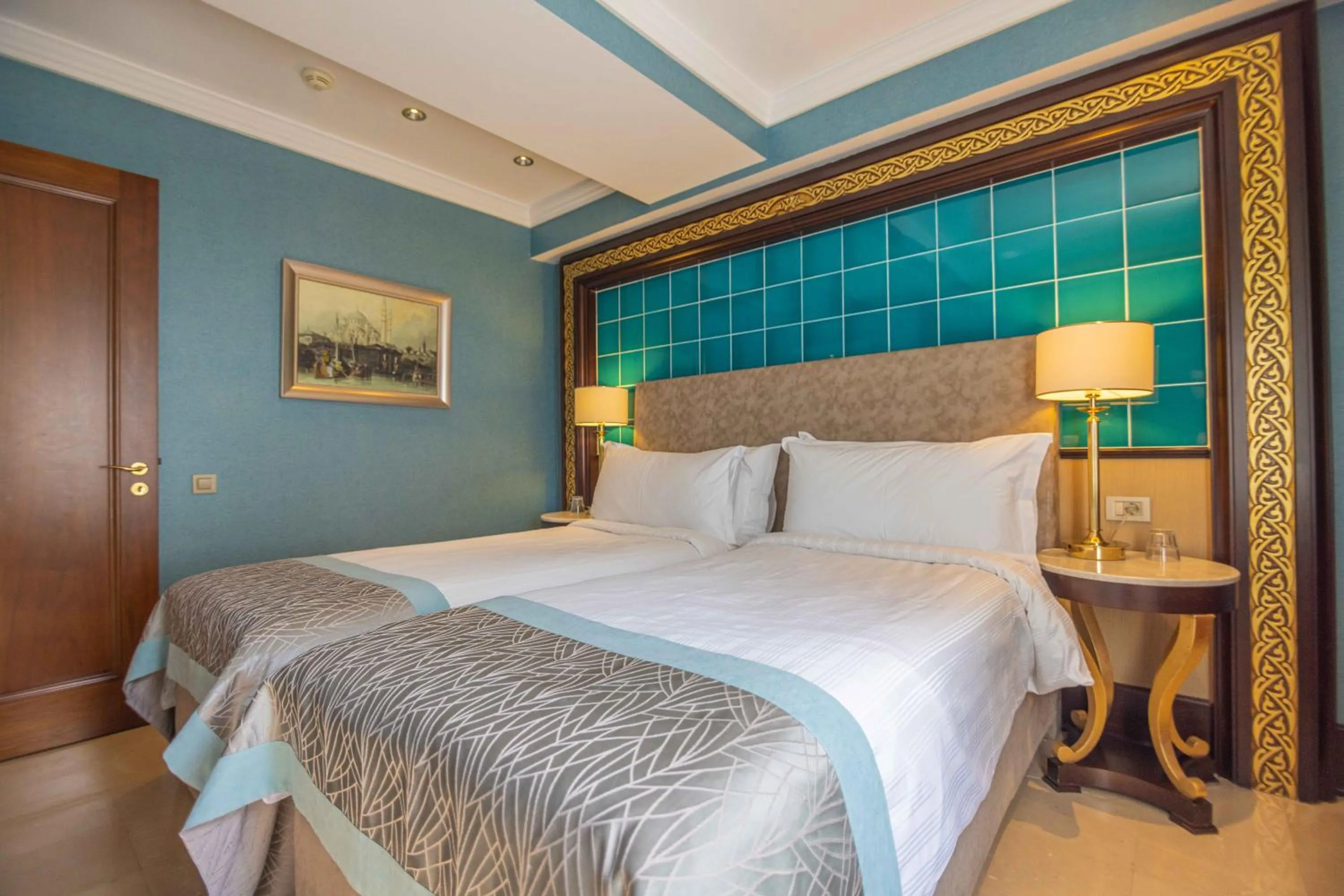 Bed in Rixos Premium Bodrum