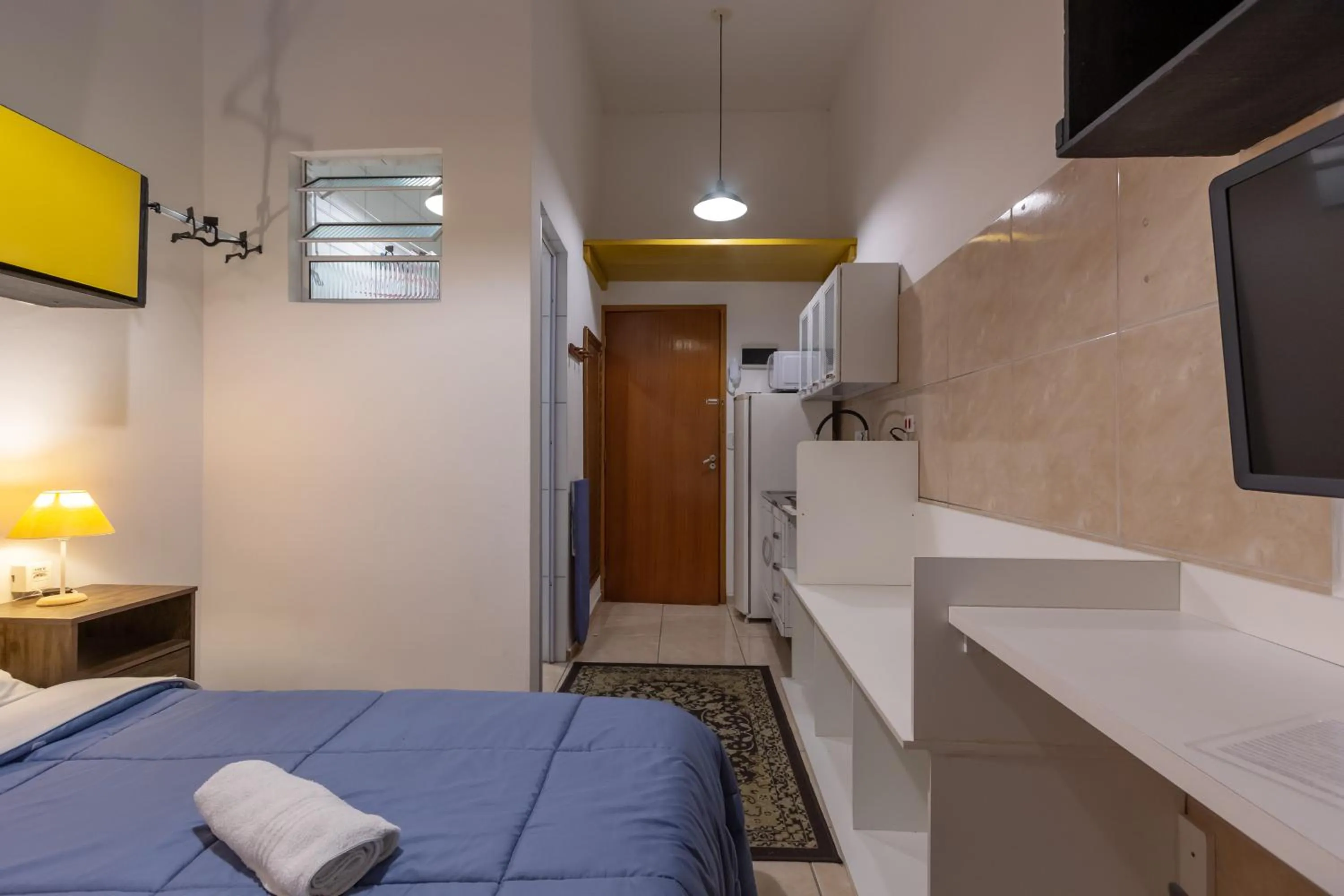 Bed in BH Studios Hotel Brás