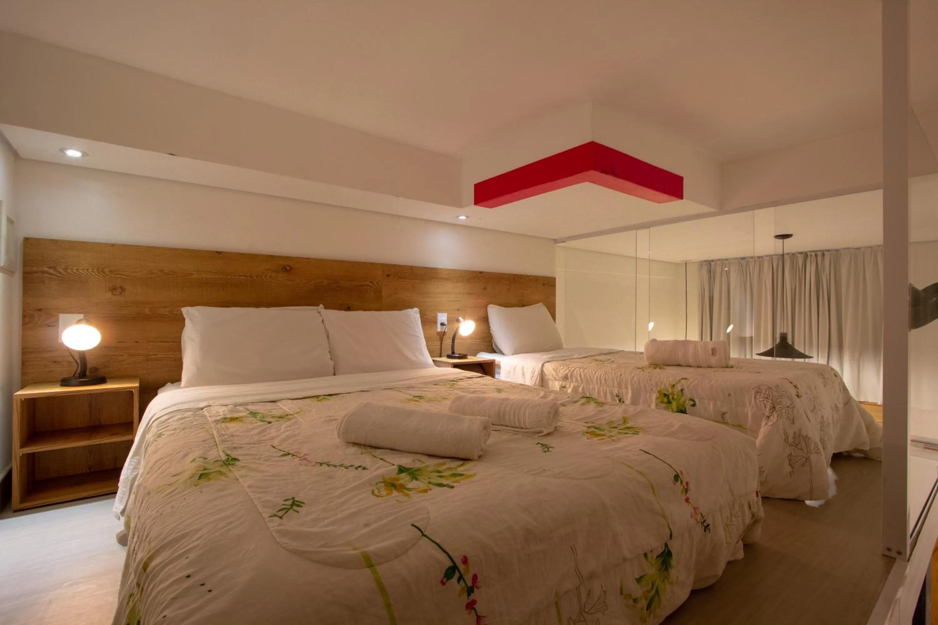 Bed in BH Studios Hotel Brás