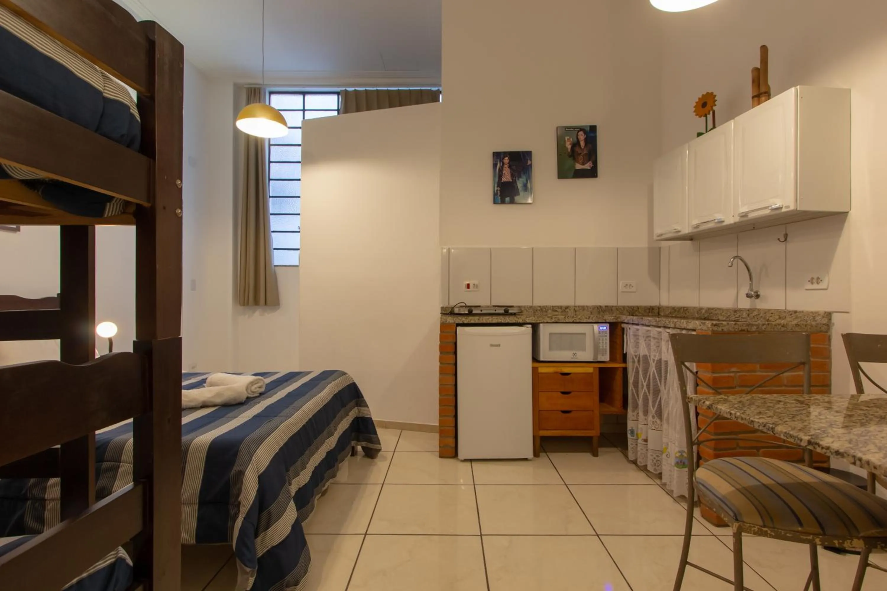 Bed in BH Studios Hotel Brás