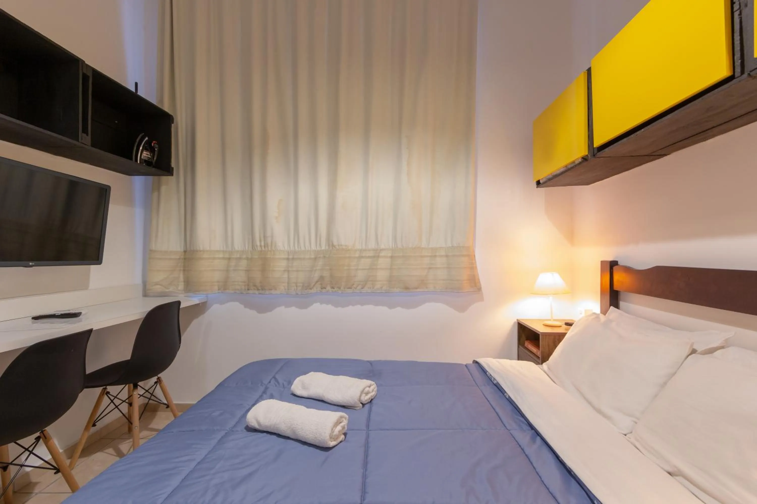 Bed in BH Studios Hotel Brás