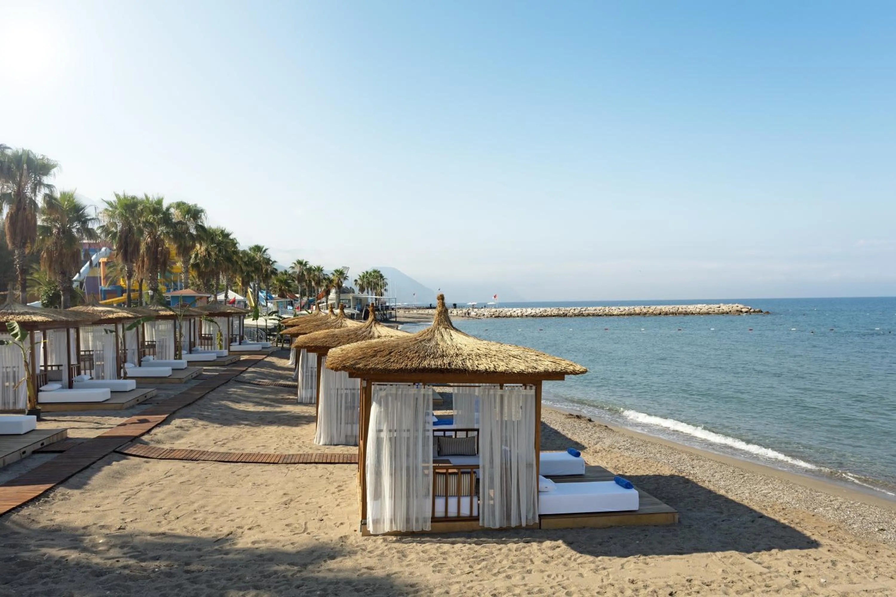 Beach in Rixos Sungate - The Land of Legends Access