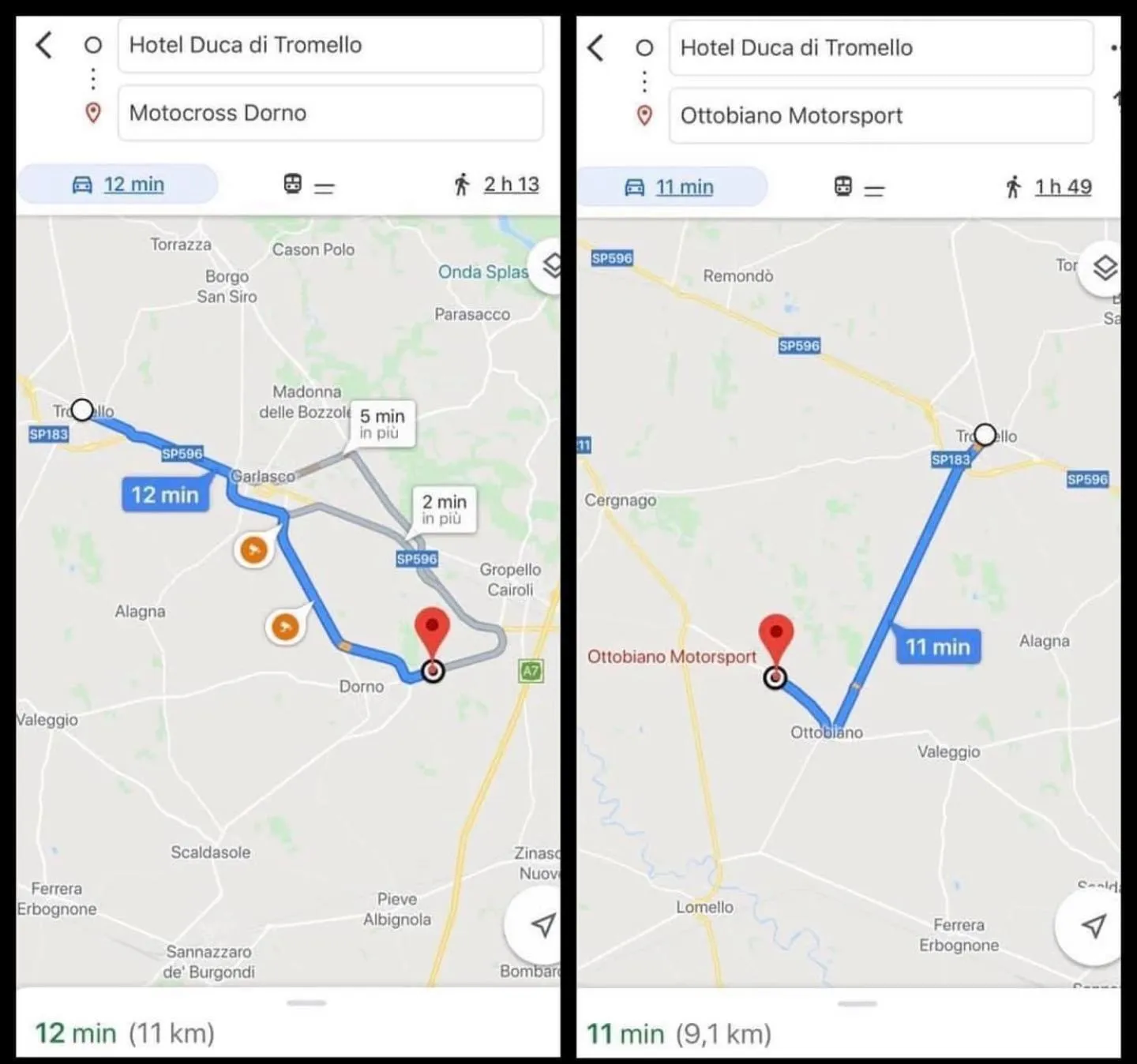 Sports in Hotel Duca di Tromello