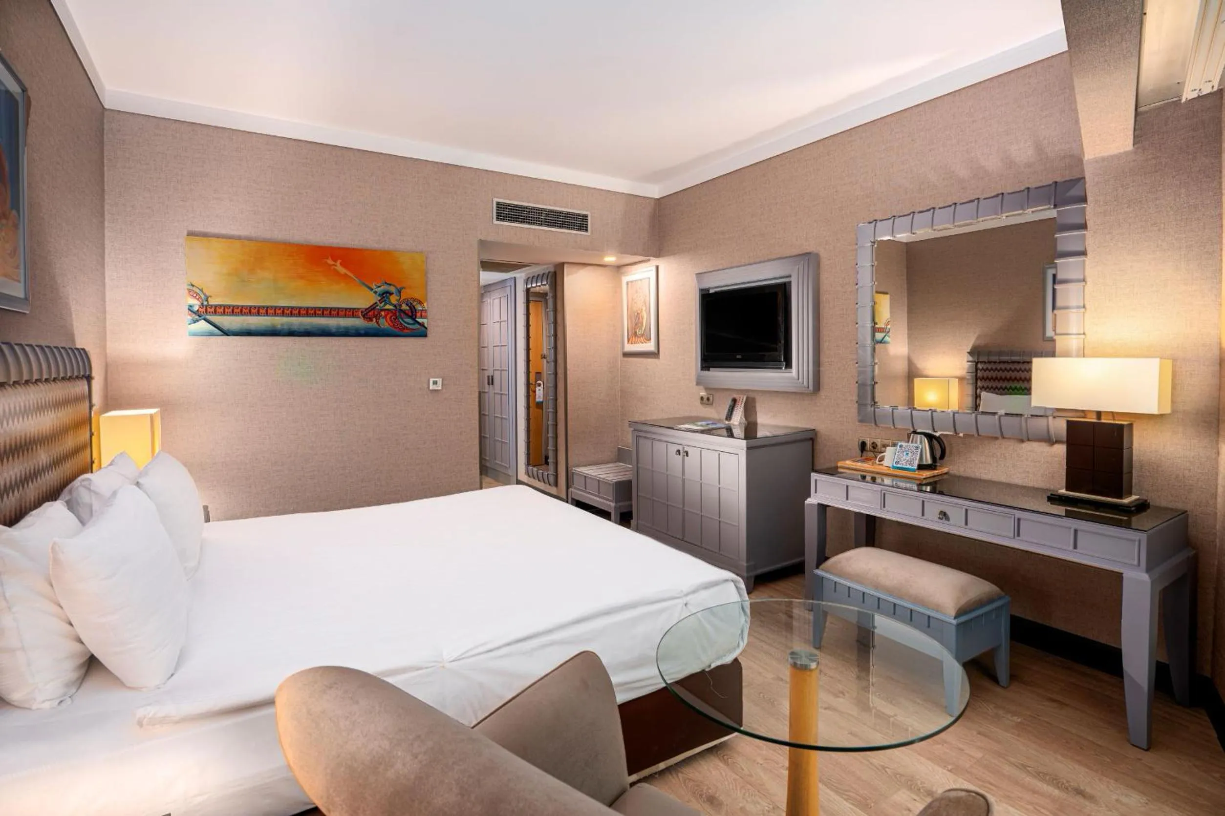 Bed in Grand Hotel Konya