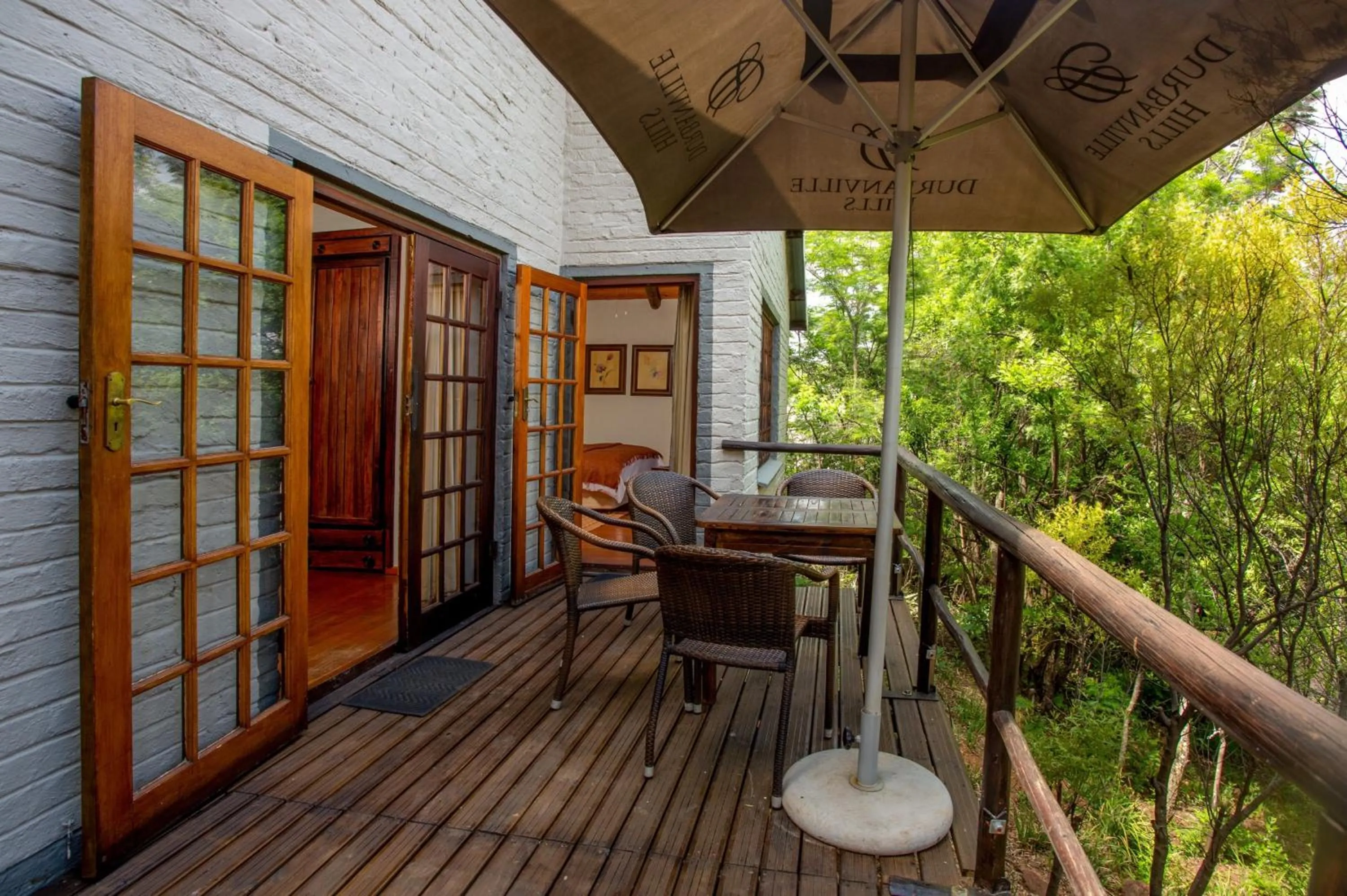 Balcony/Terrace in Whispering Pines Country Estate