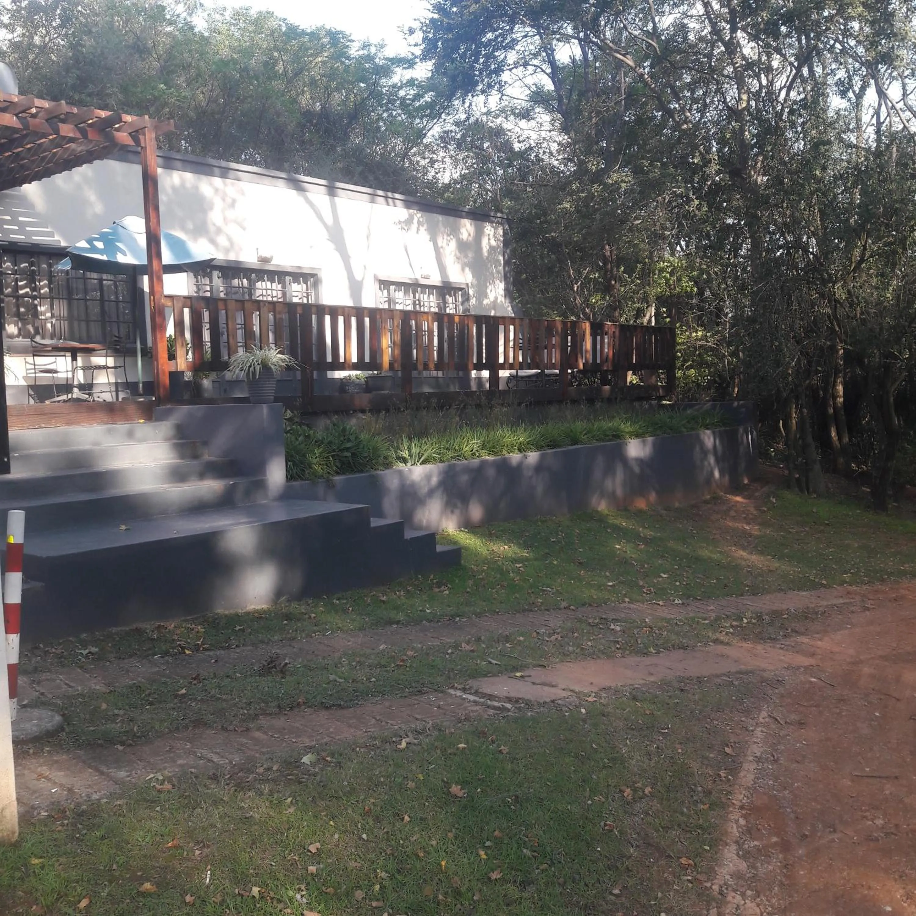 Garden view in Whispering Pines Country Estate