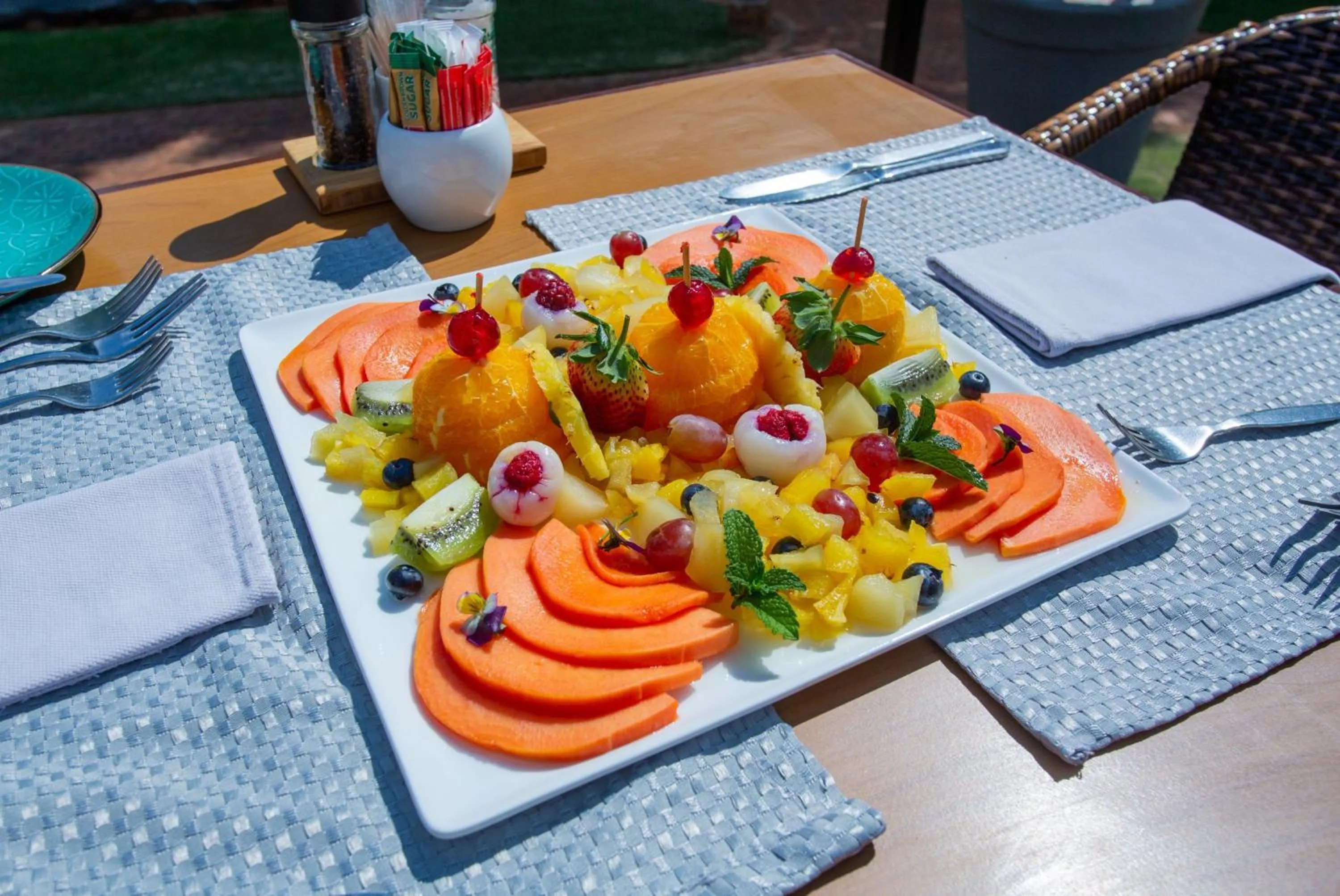 Food close-up in Whispering Pines Country Estate