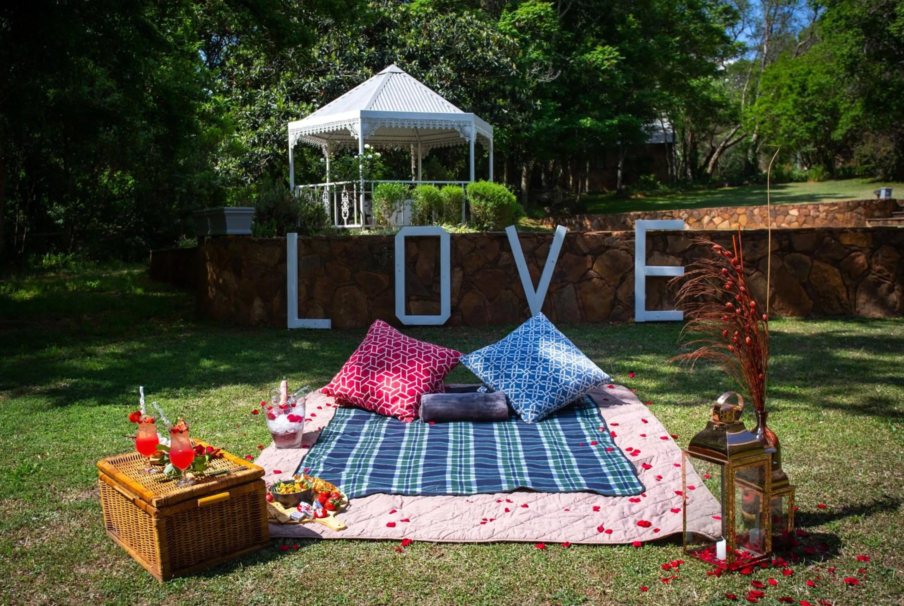 Garden in Whispering Pines Country Estate