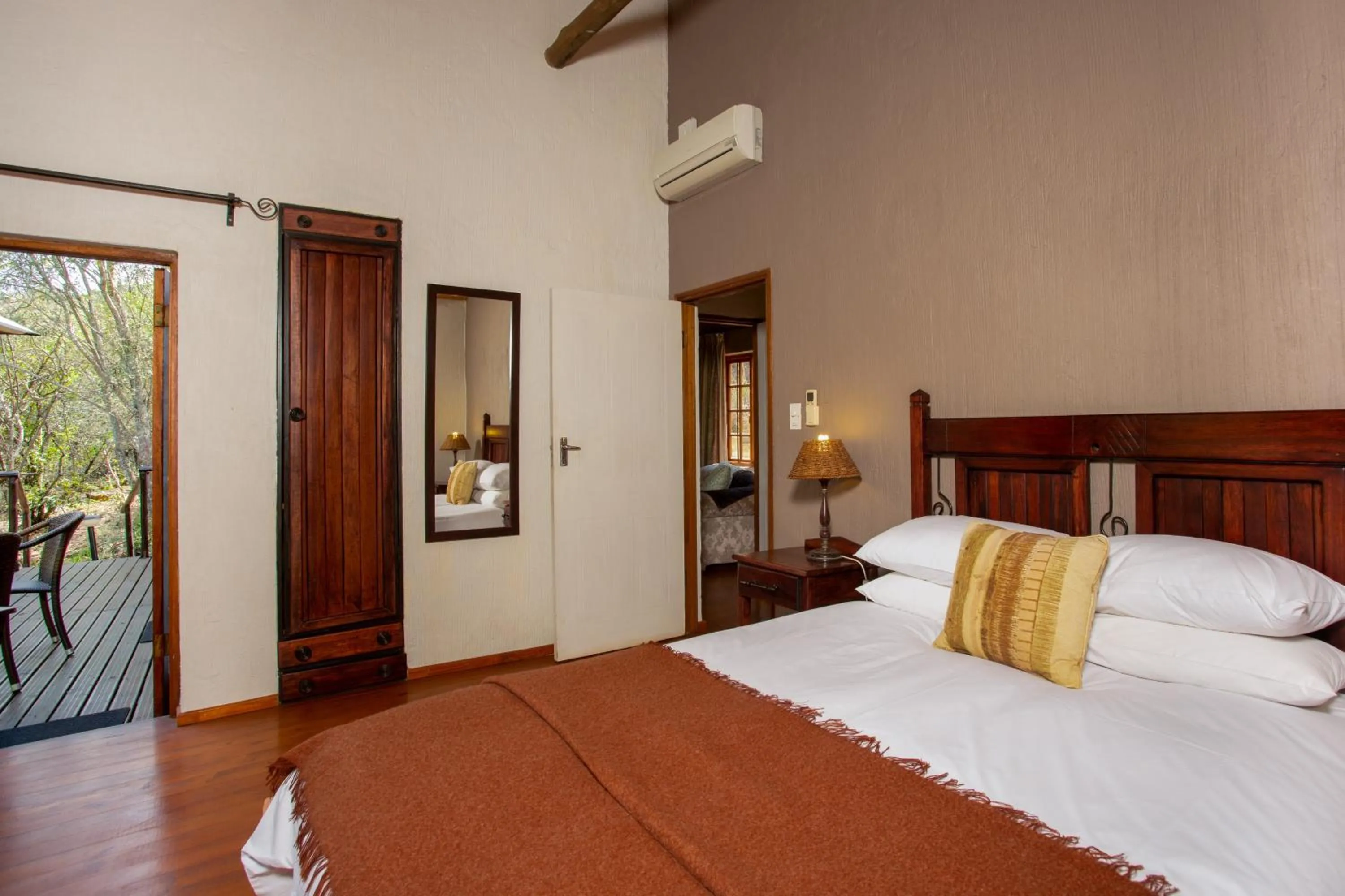 Bedroom in Whispering Pines Country Estate