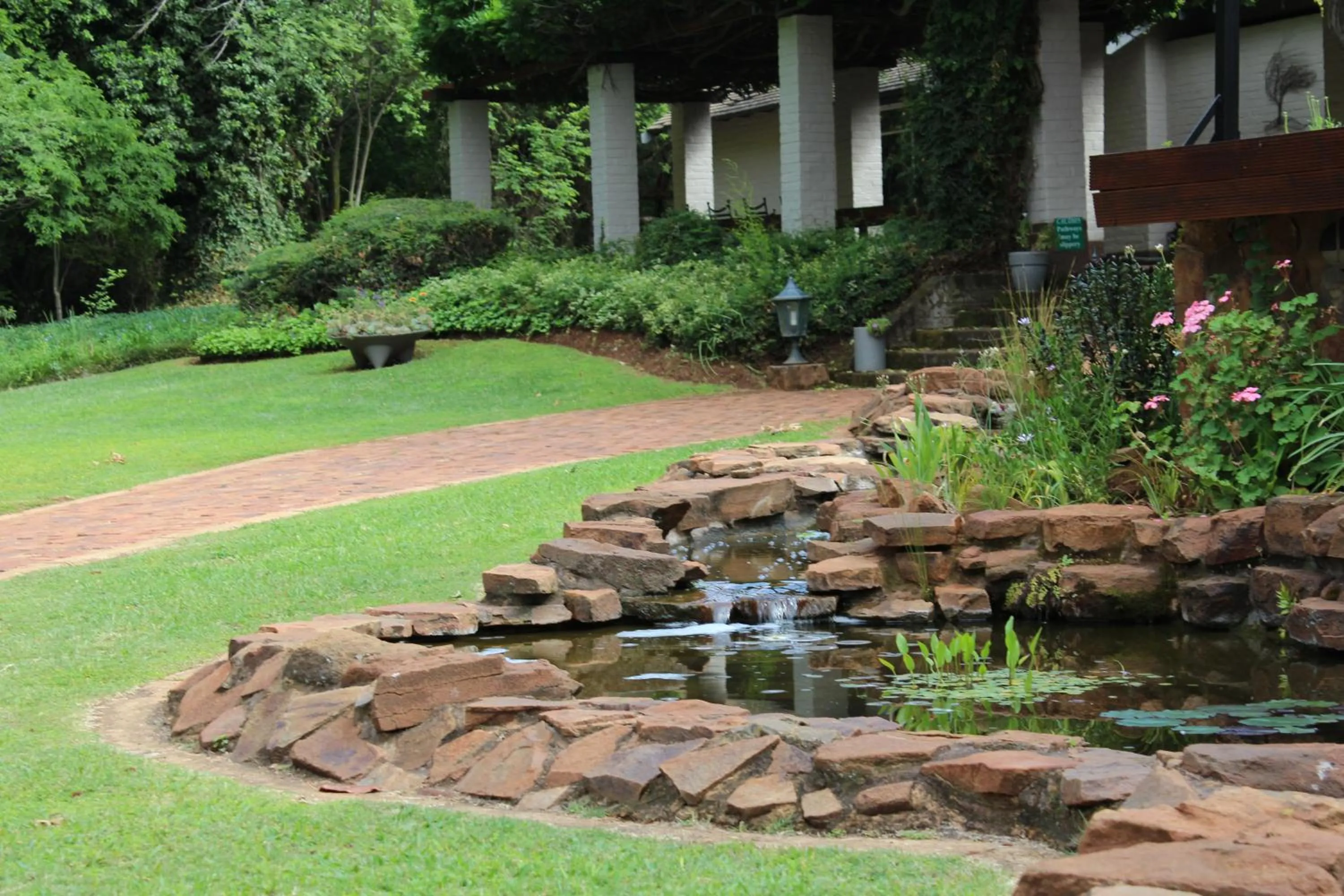 Garden in Whispering Pines Country Estate