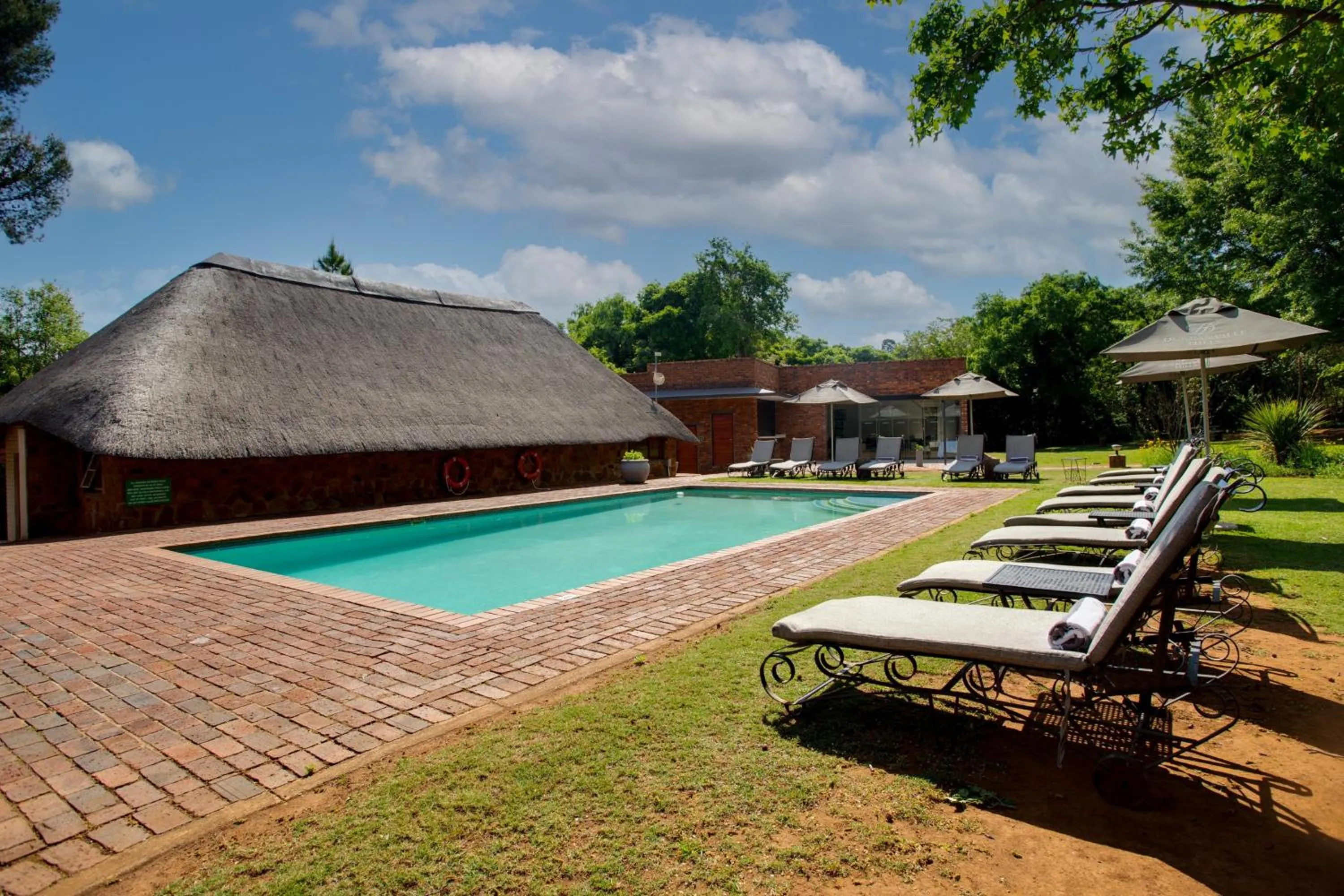 Pool view in Whispering Pines Country Estate
