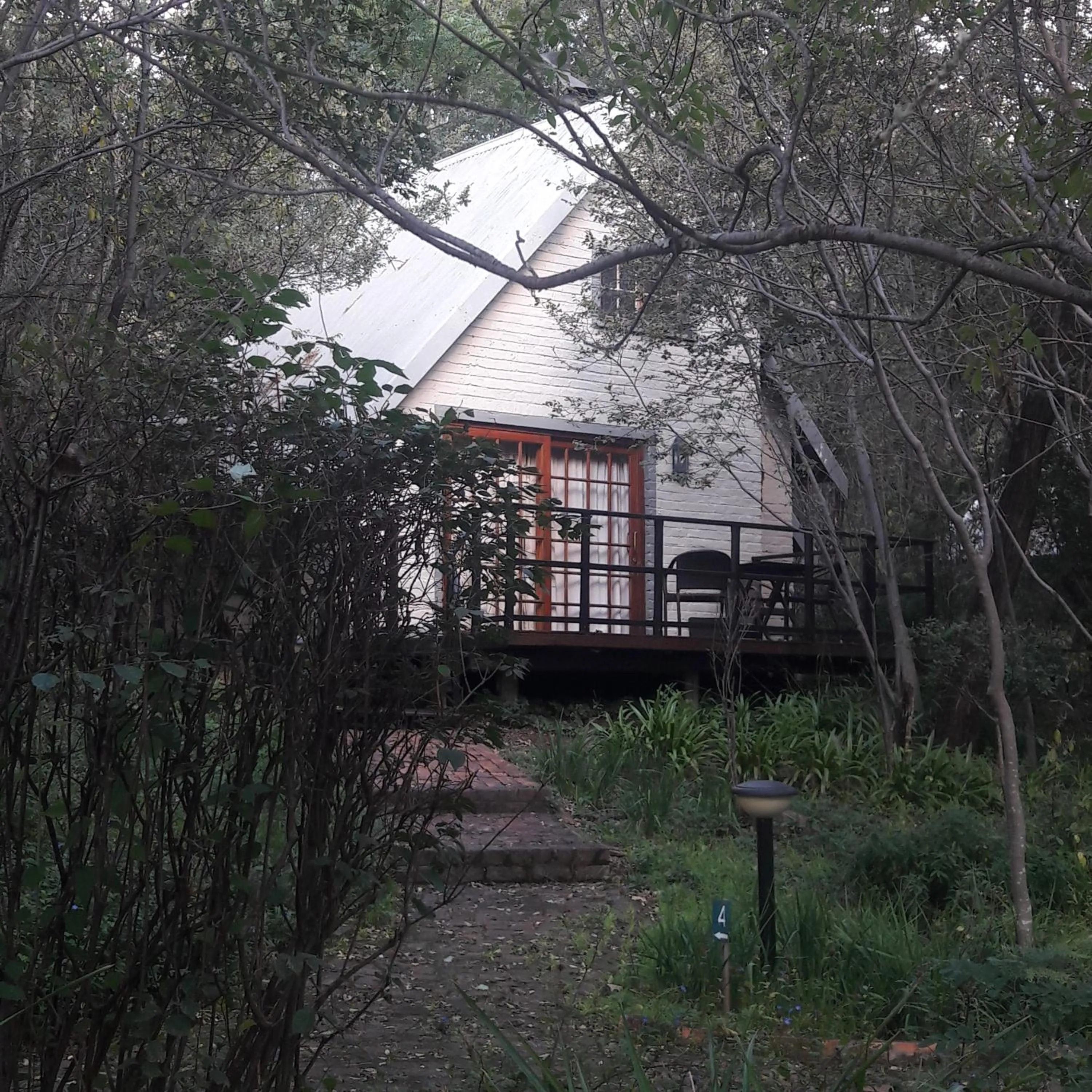 Garden view in Whispering Pines Country Estate
