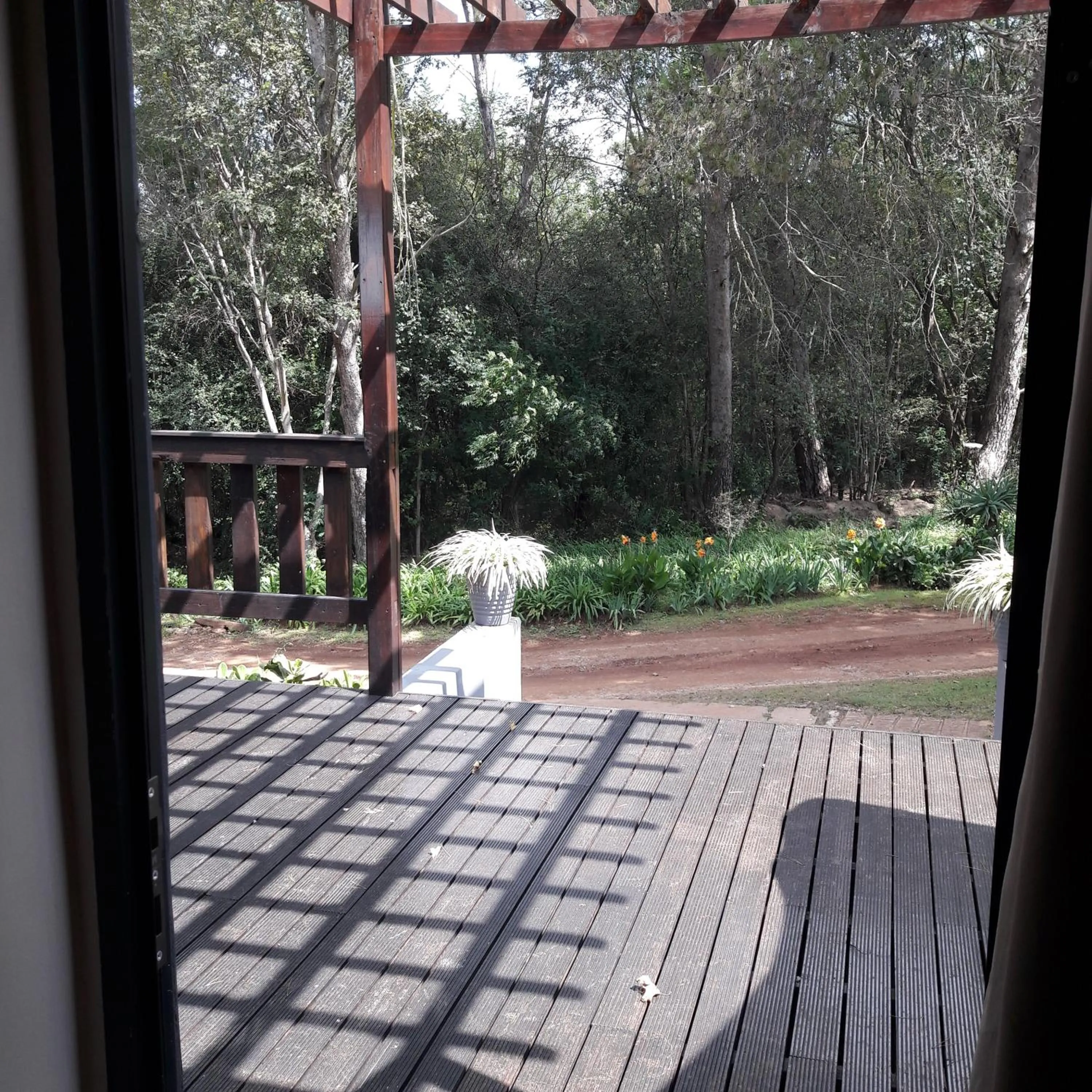 Garden view in Whispering Pines Country Estate