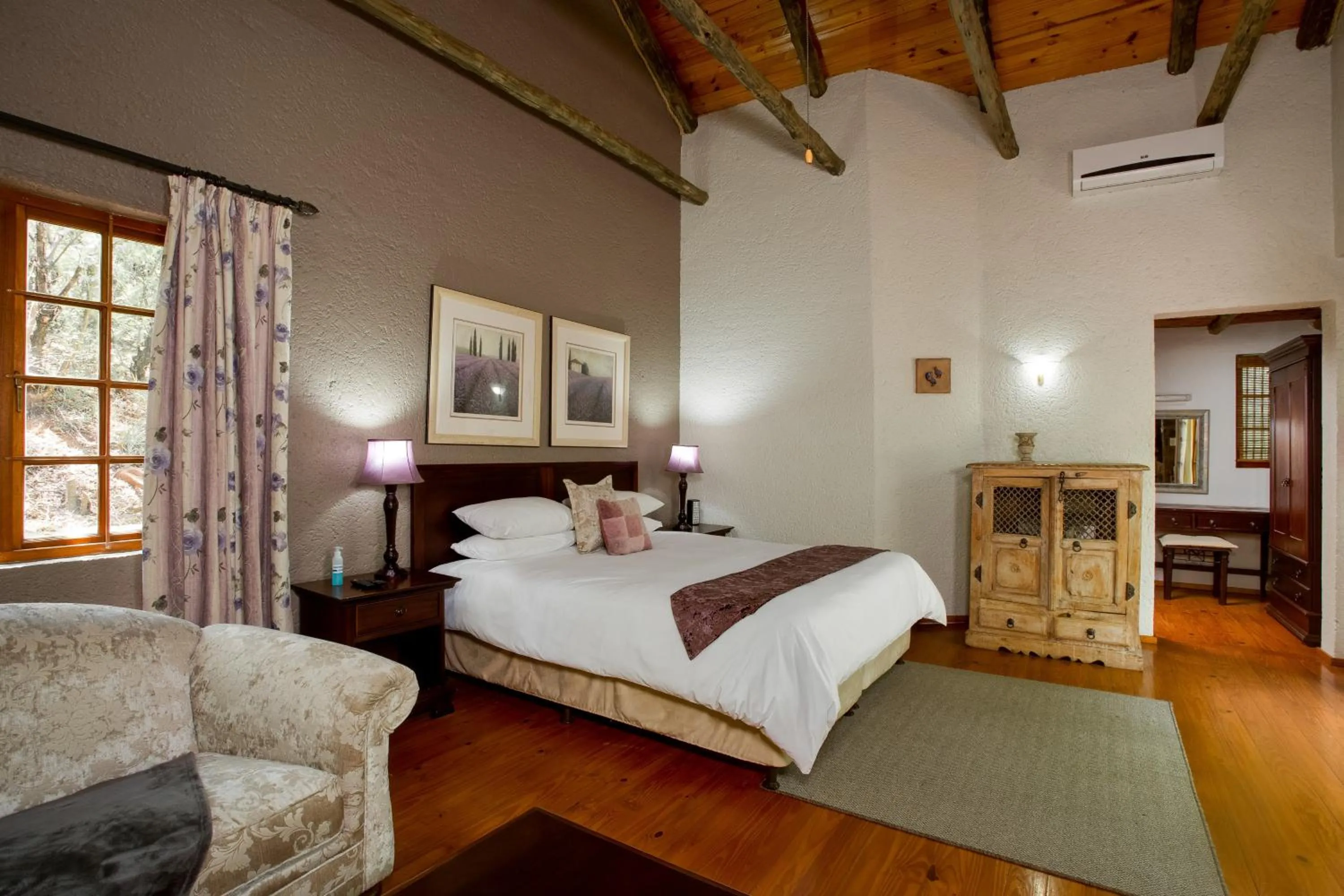 Bed in Whispering Pines Country Estate