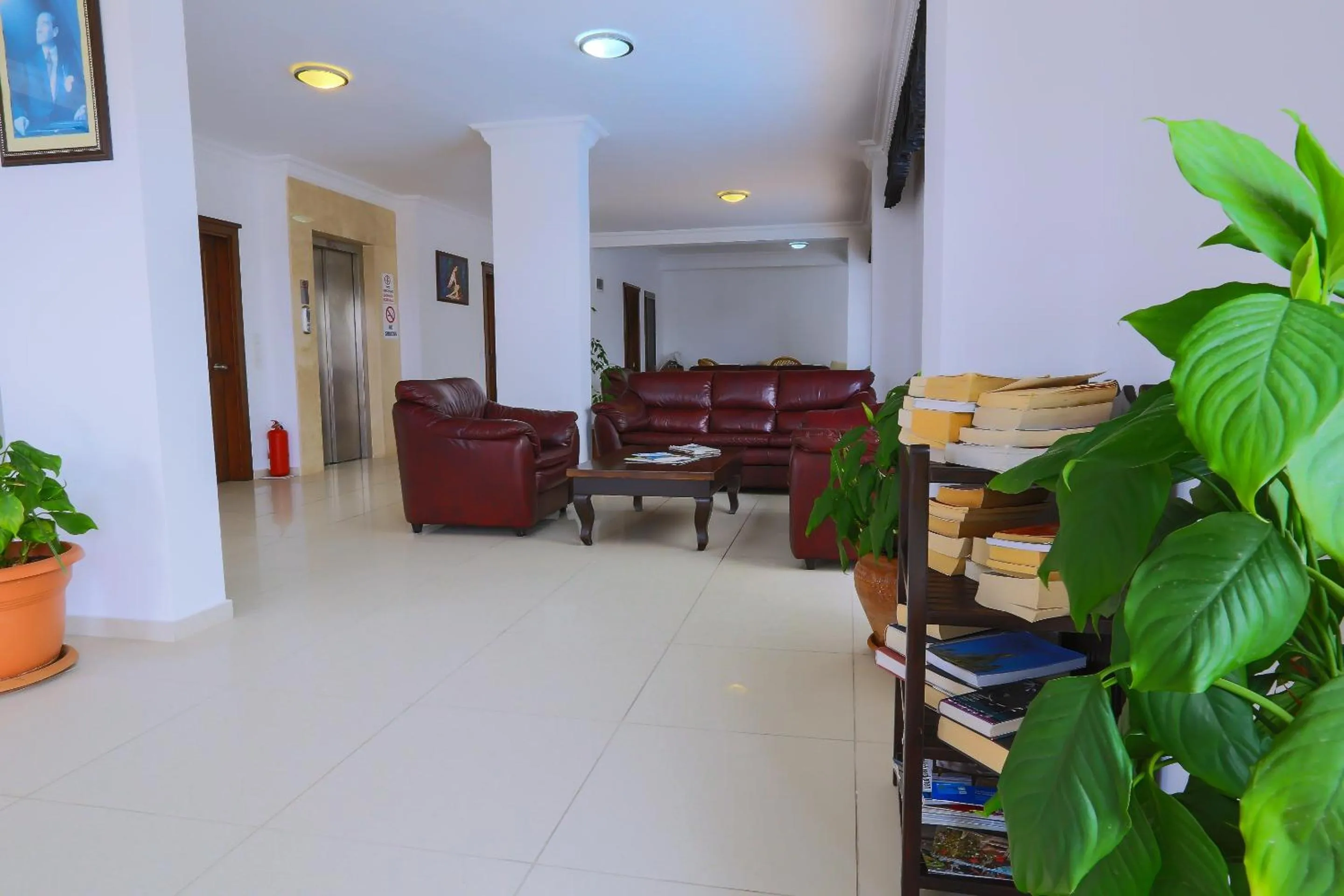 Lobby or reception in Belinda Hotel