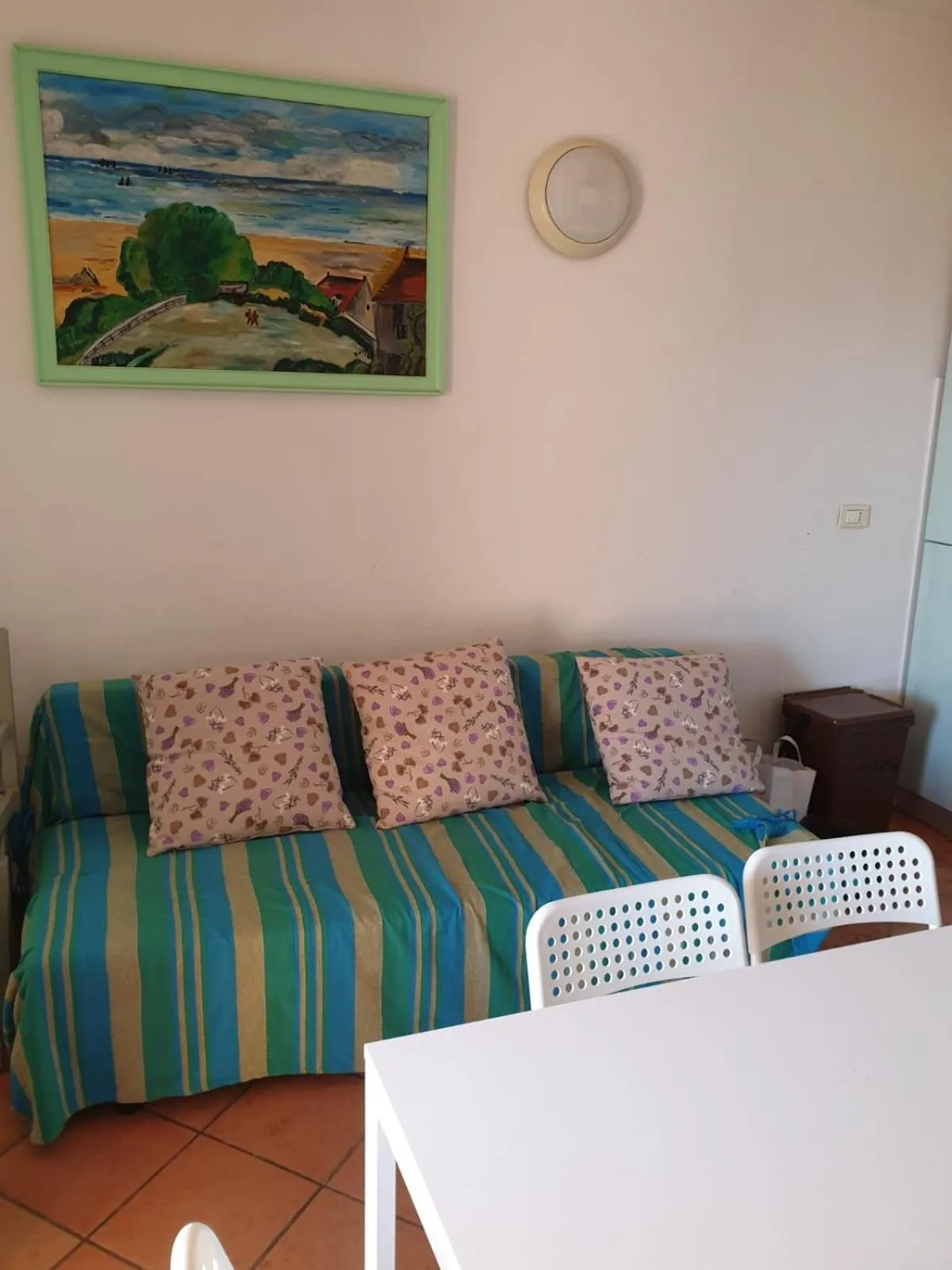 Living room in Cala Delfino