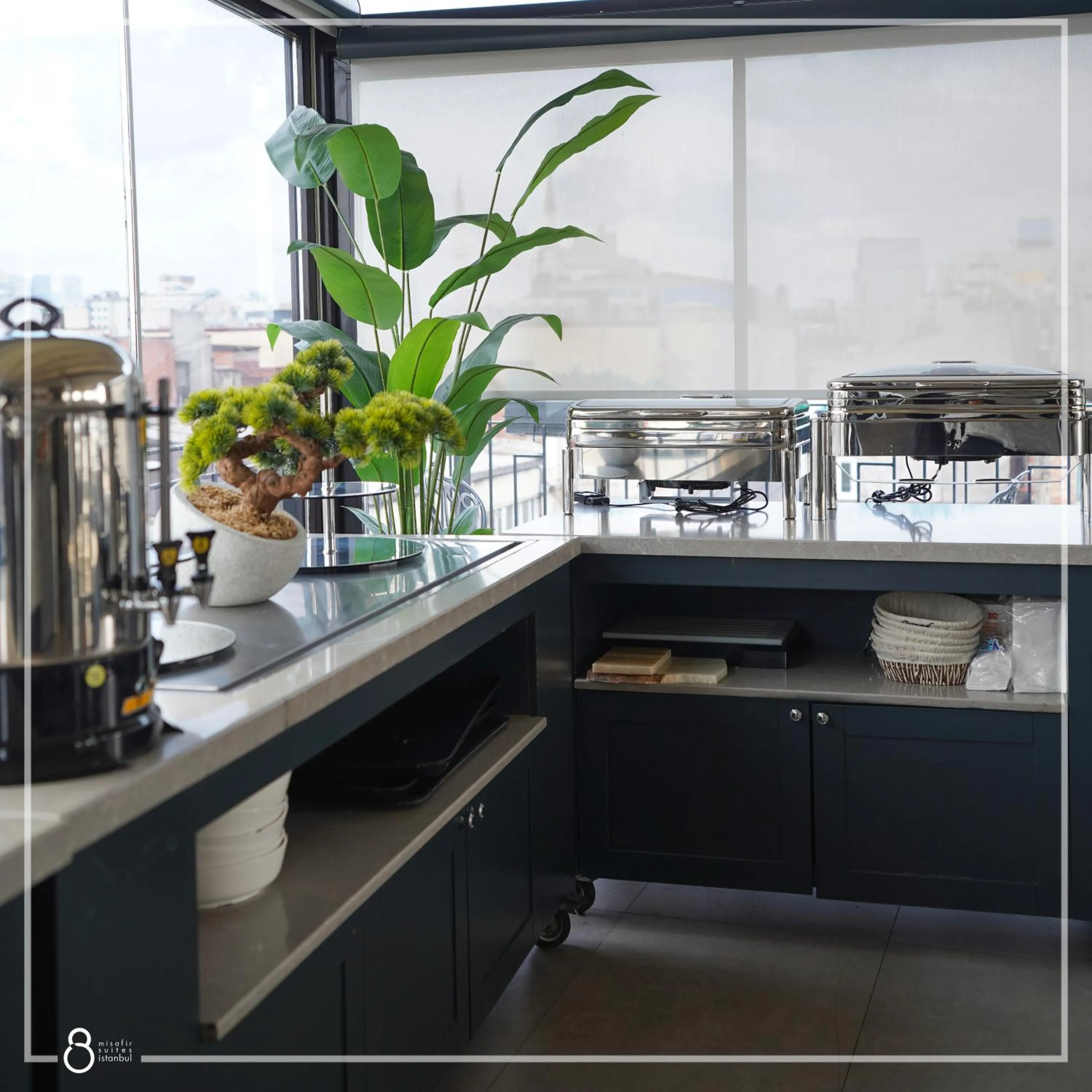 Balcony/Terrace in Misafir Suites 8 Istanbul