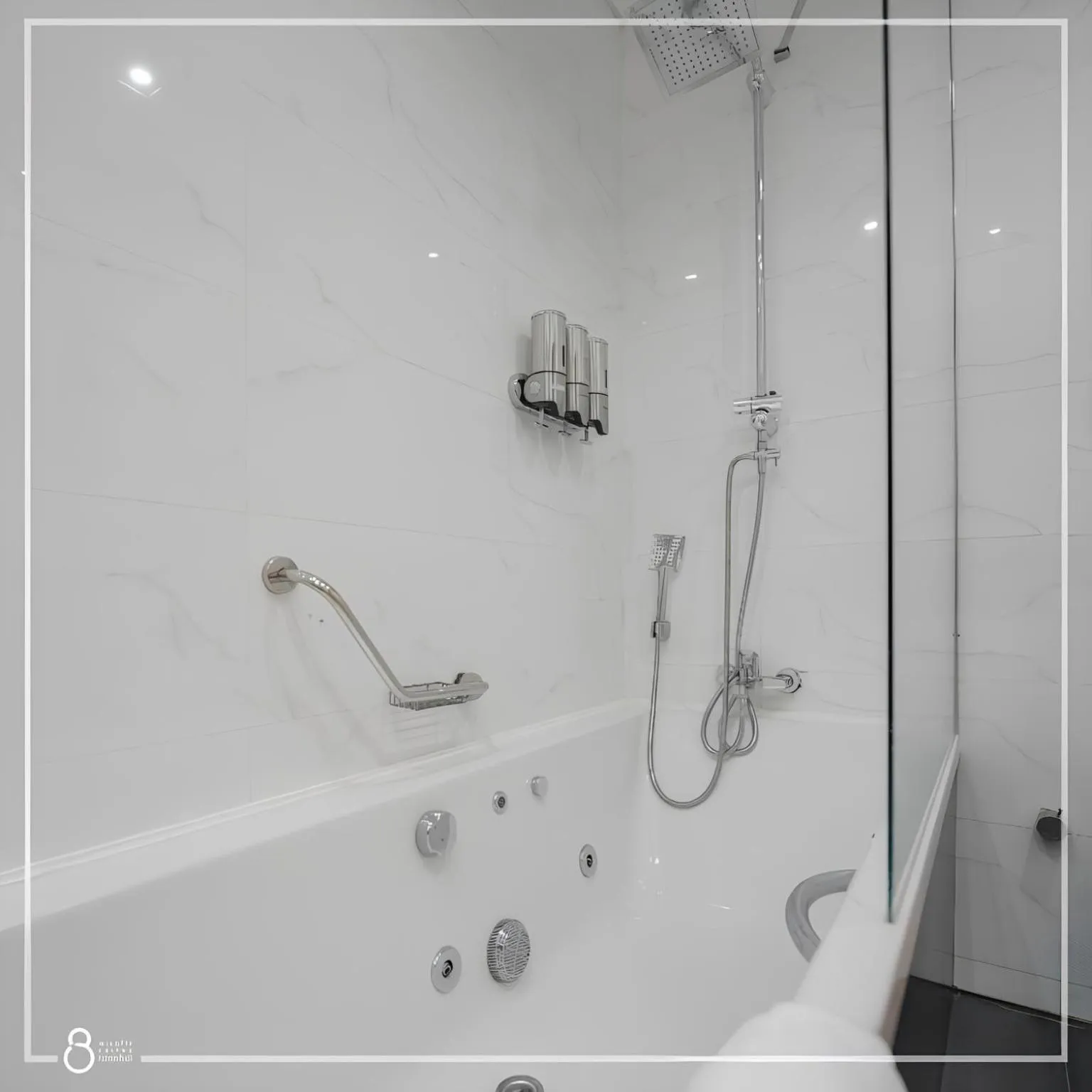 Shower in Misafir Suites 8 Istanbul