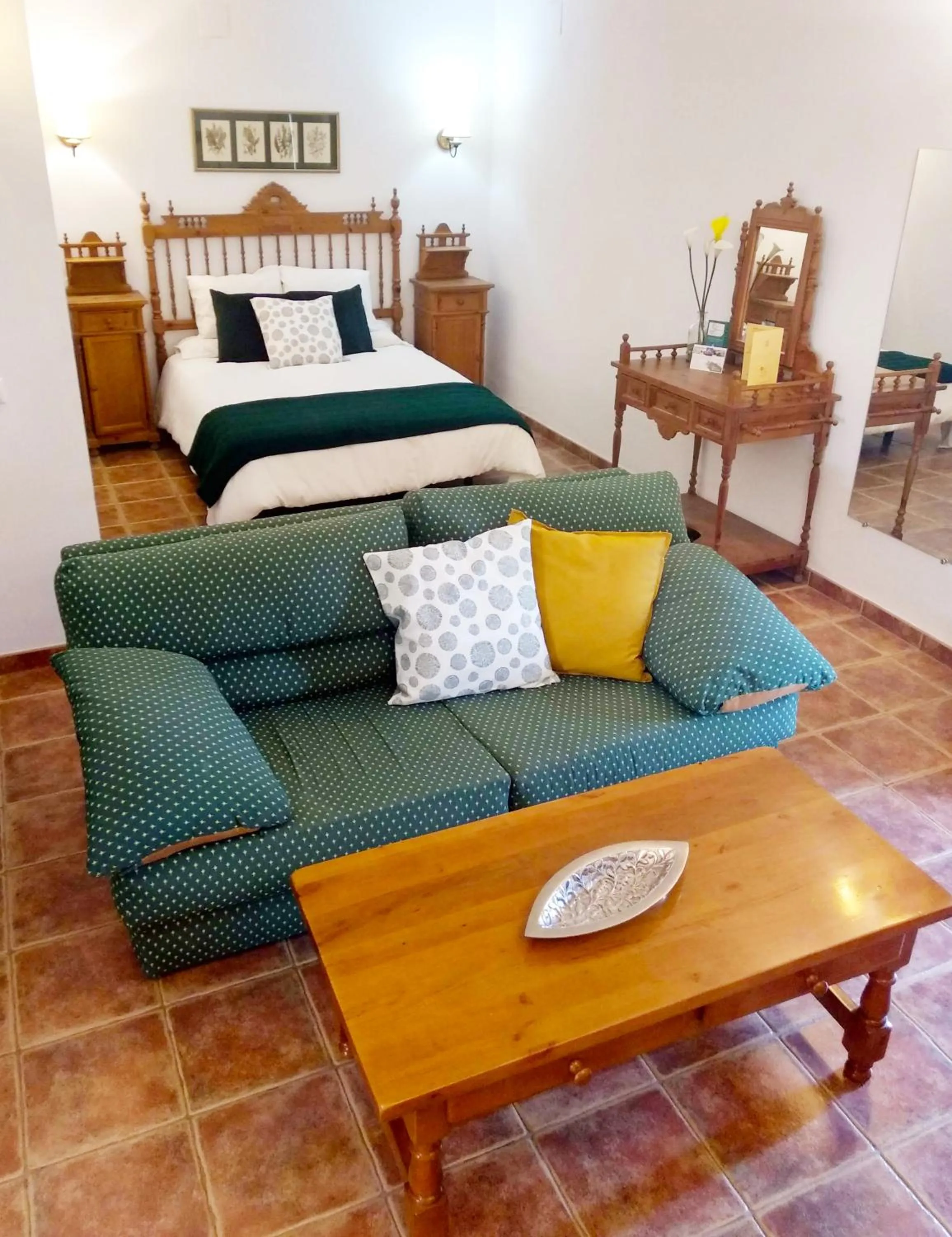 Bed in Hotel Palacio Buenavista