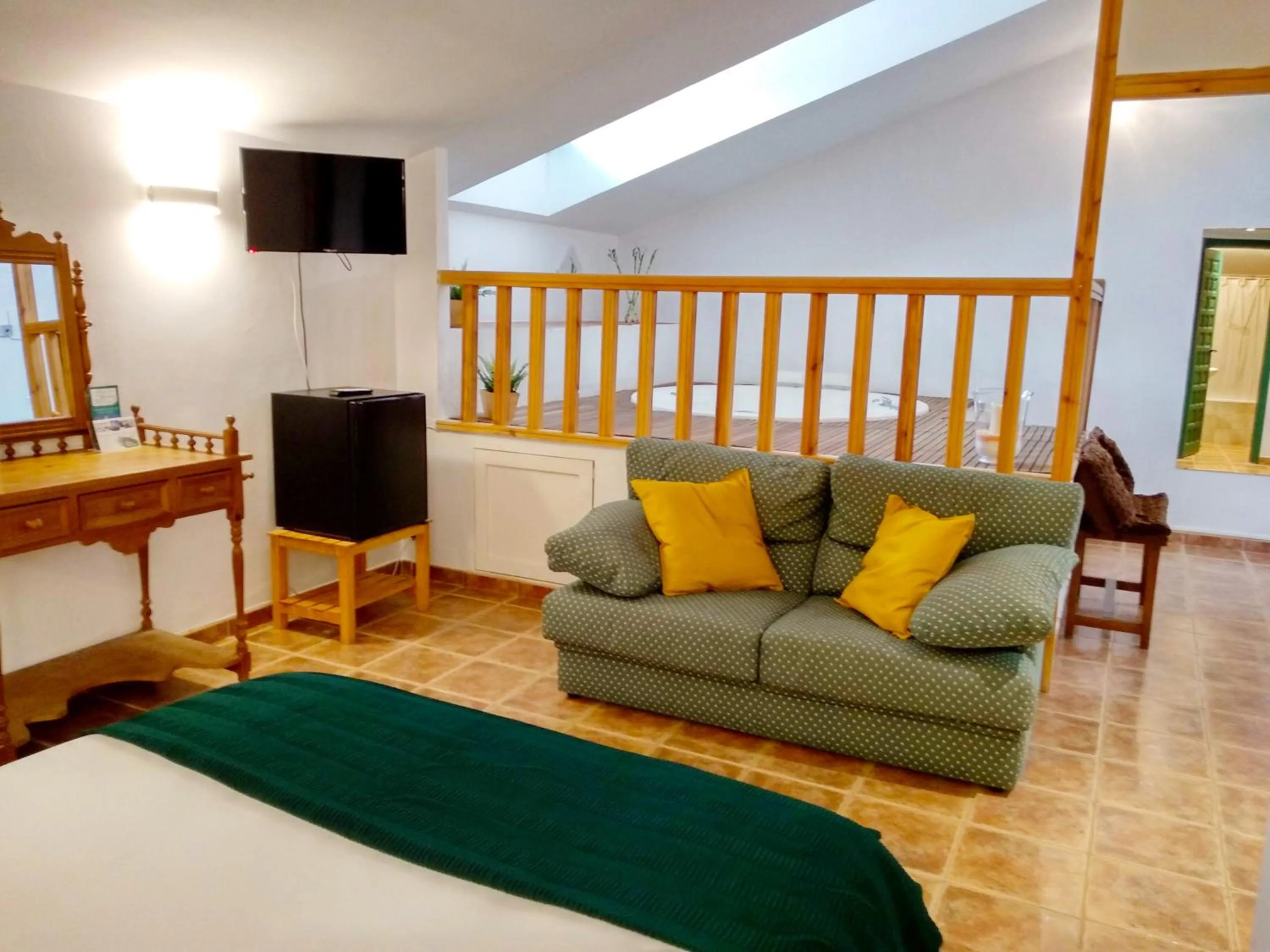 Bed in Hotel Palacio Buenavista