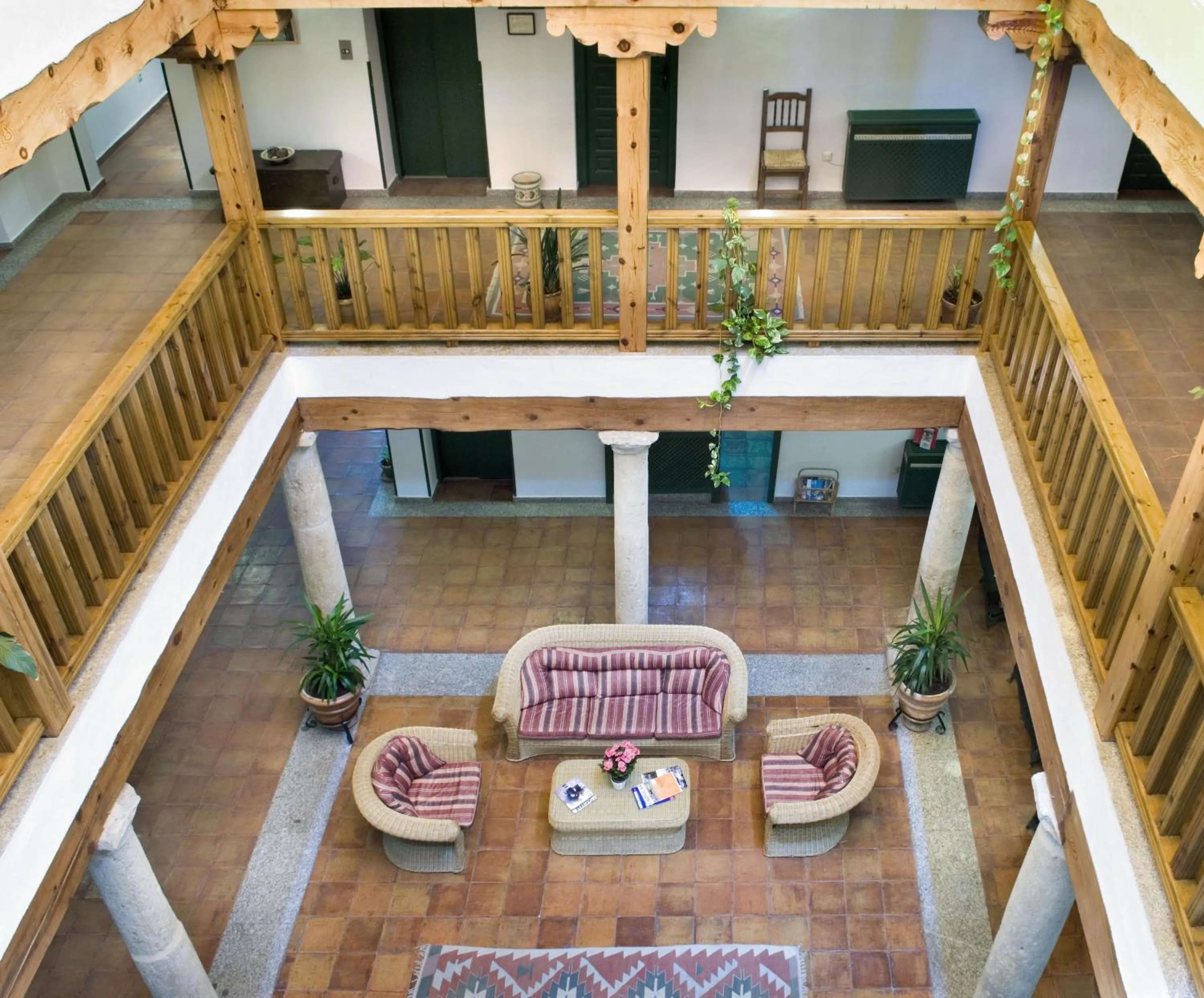 Patio in Hotel Palacio Buenavista