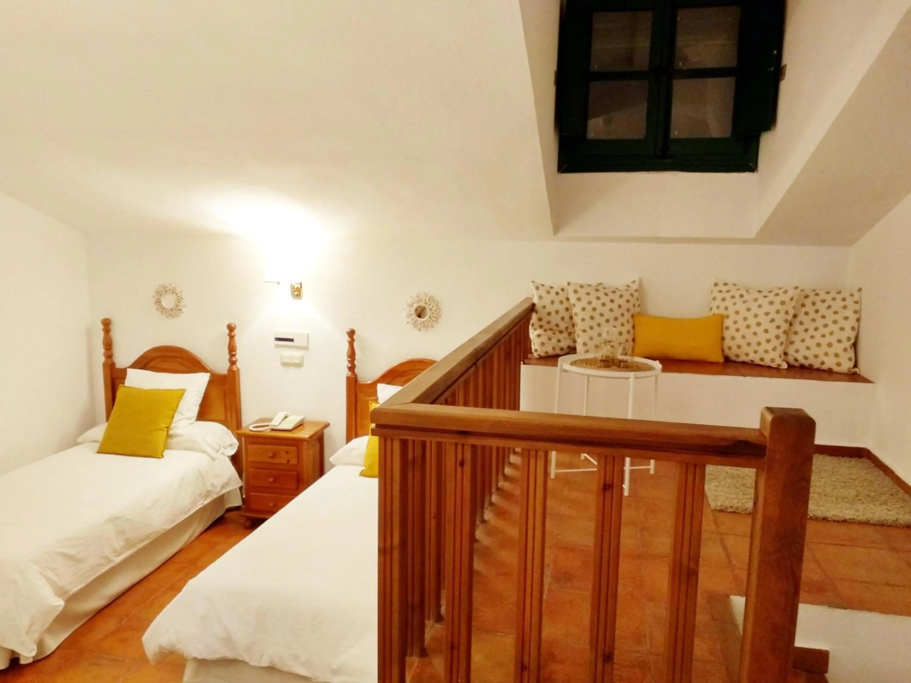 Bed in Hotel Palacio Buenavista