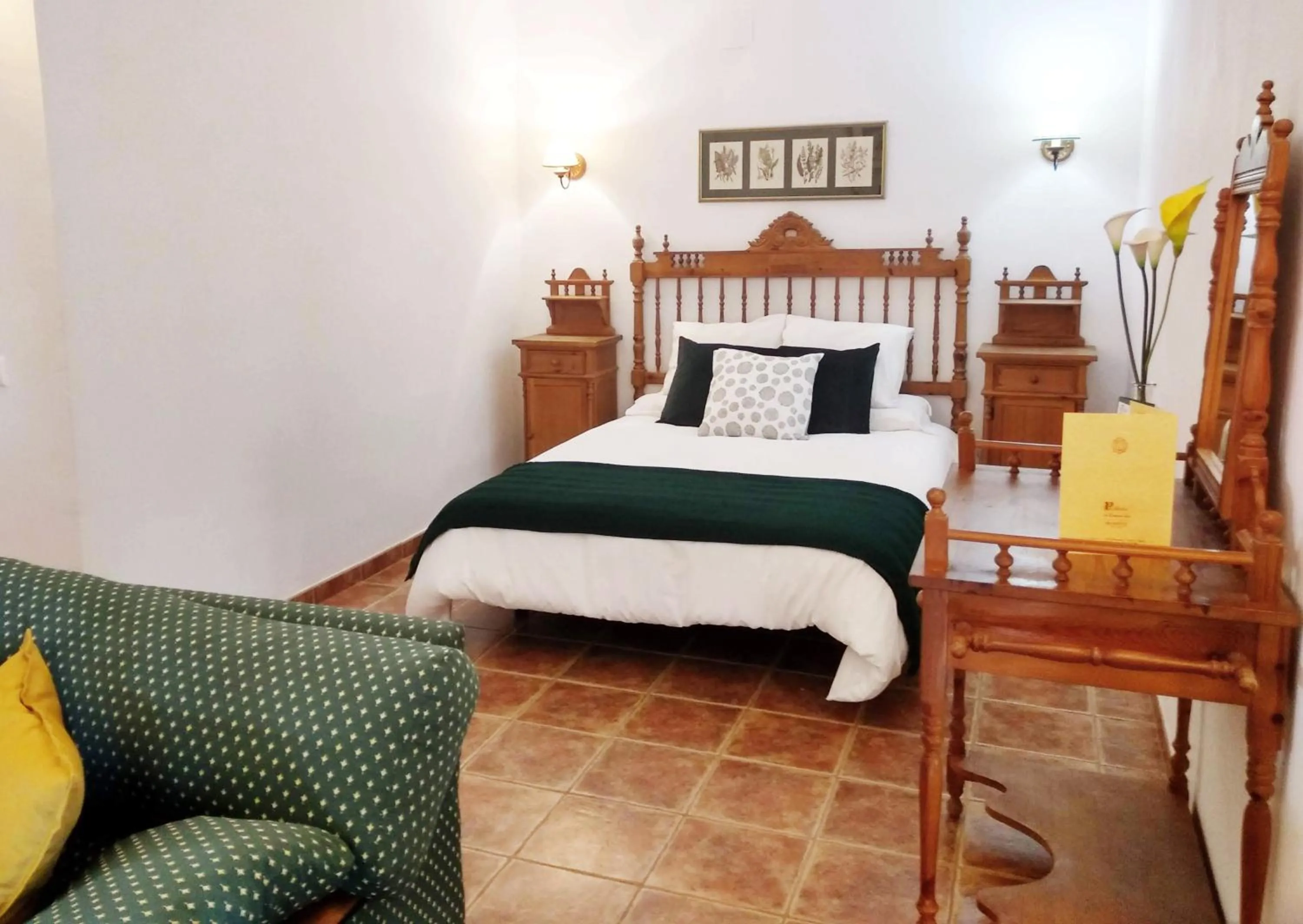 Bed in Hotel Palacio Buenavista