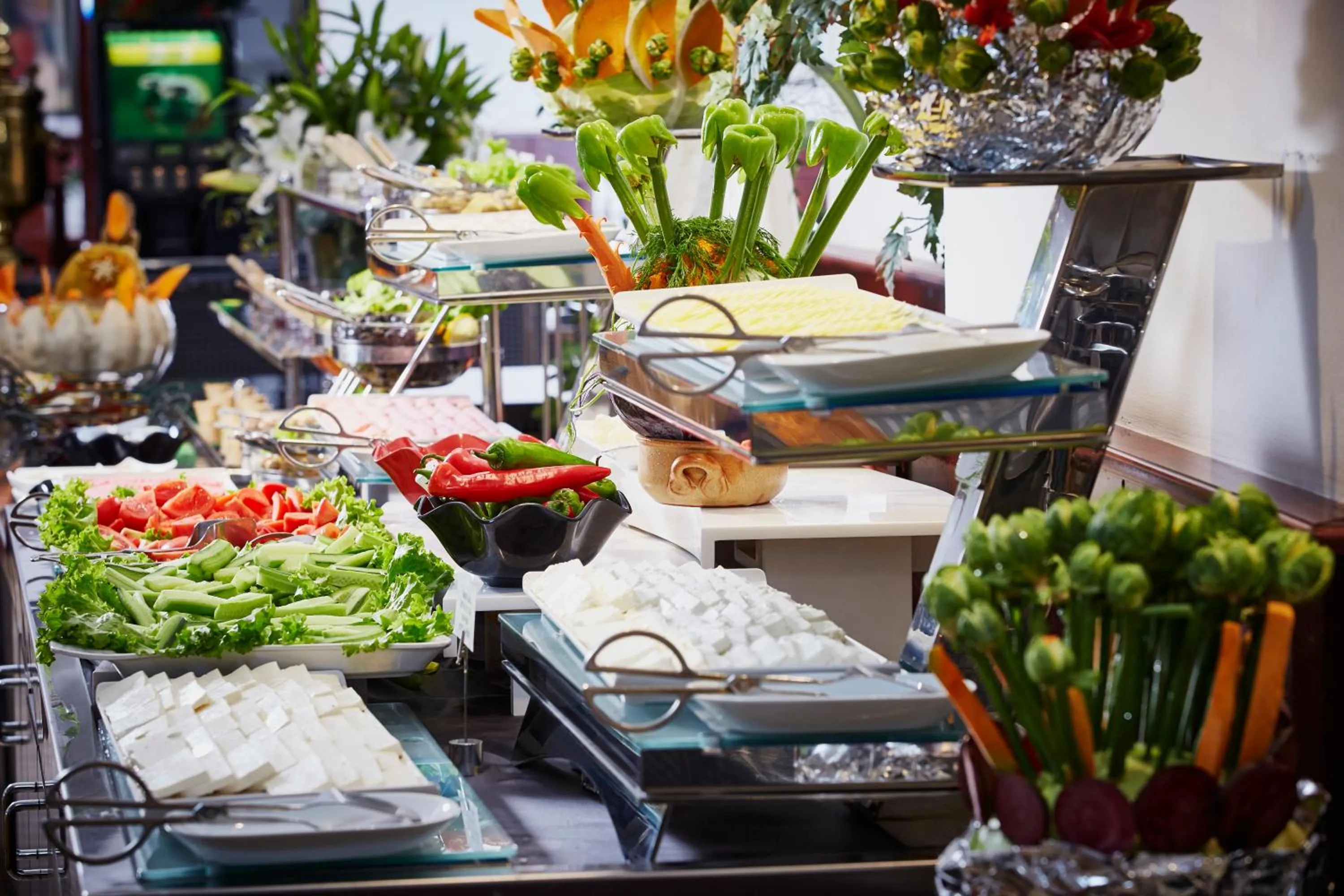 Buffet breakfast in Güneş Hotel Merter