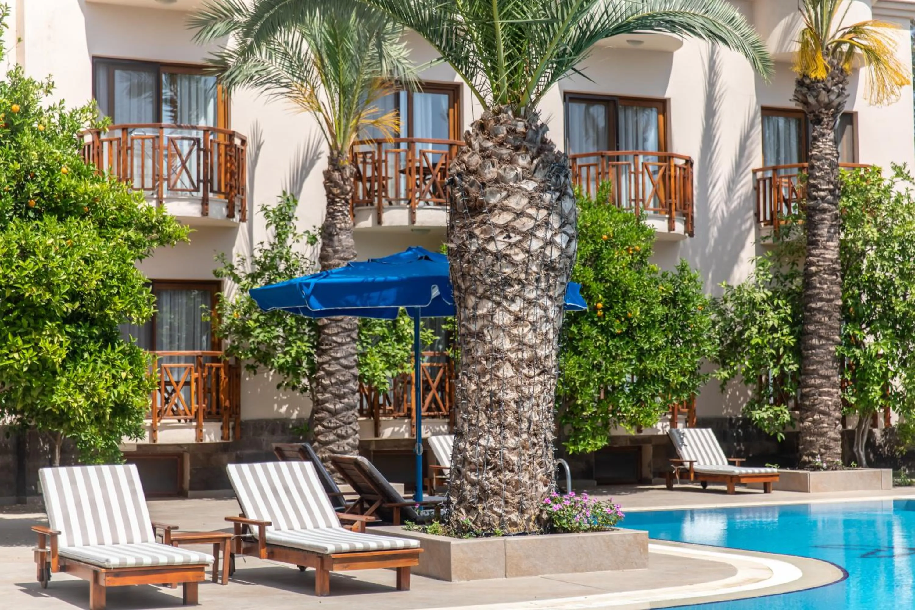 Pool view in Ipek Garden Palace Residence