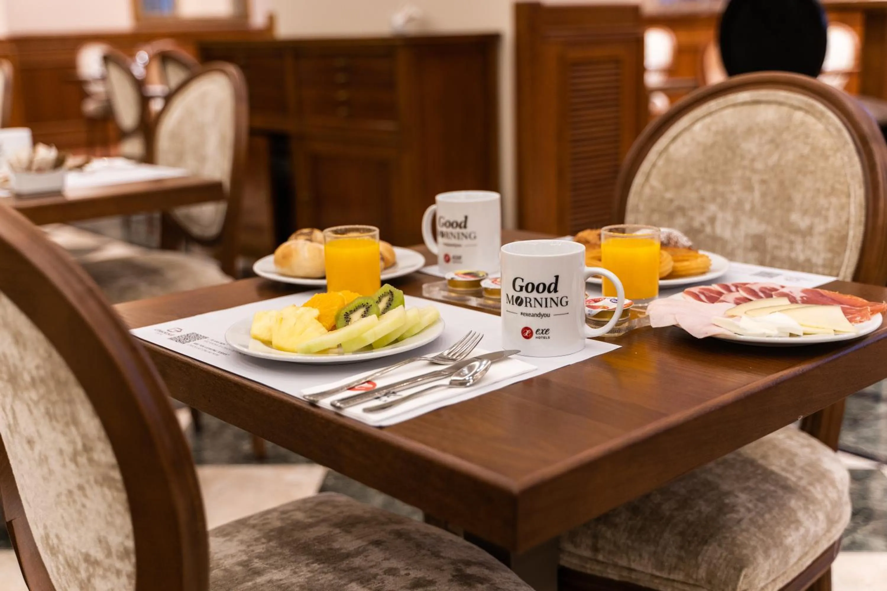 Breakfast in Exe Alfonso VIII