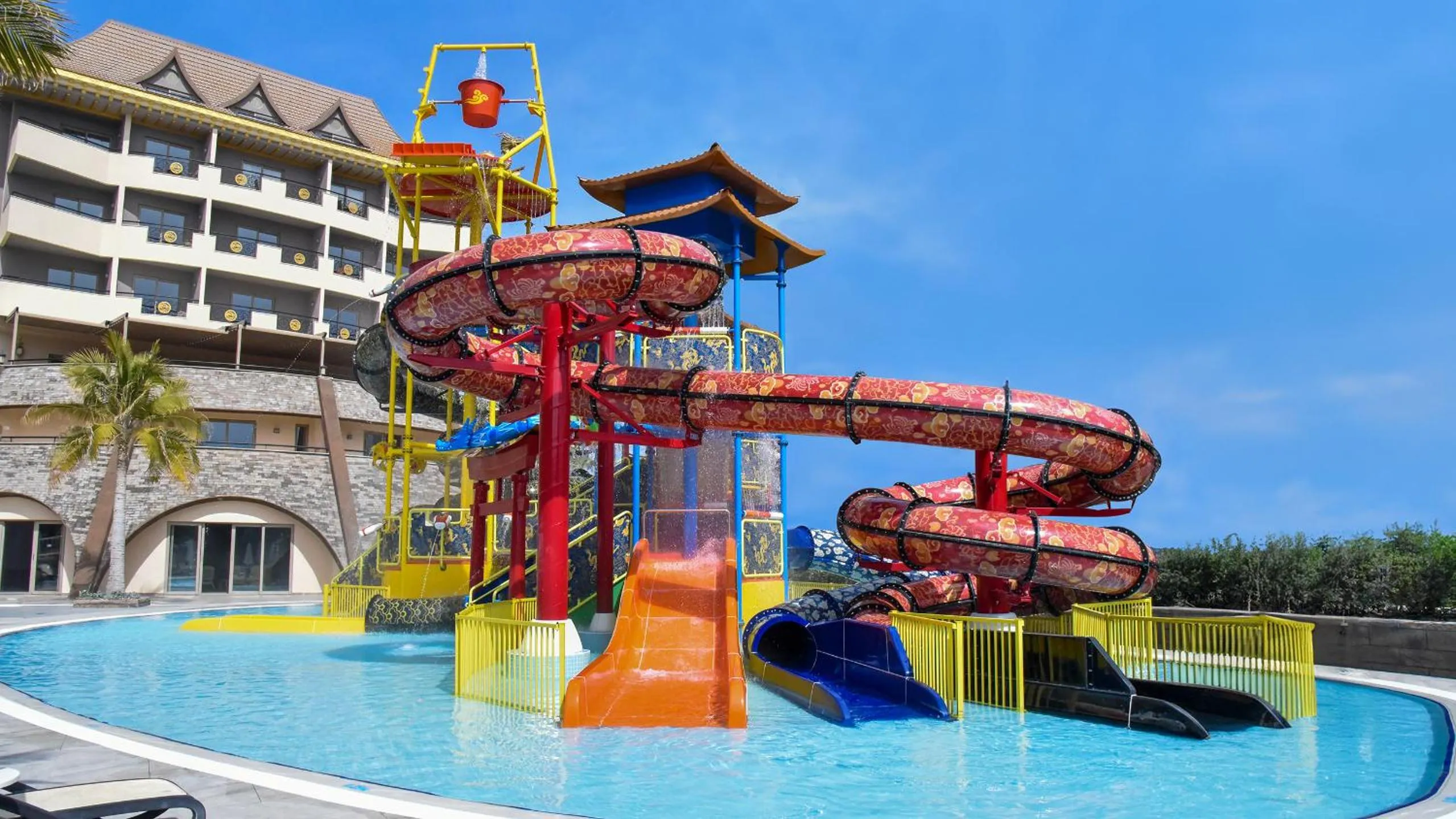 Children play ground in Royal Dragon Hotel