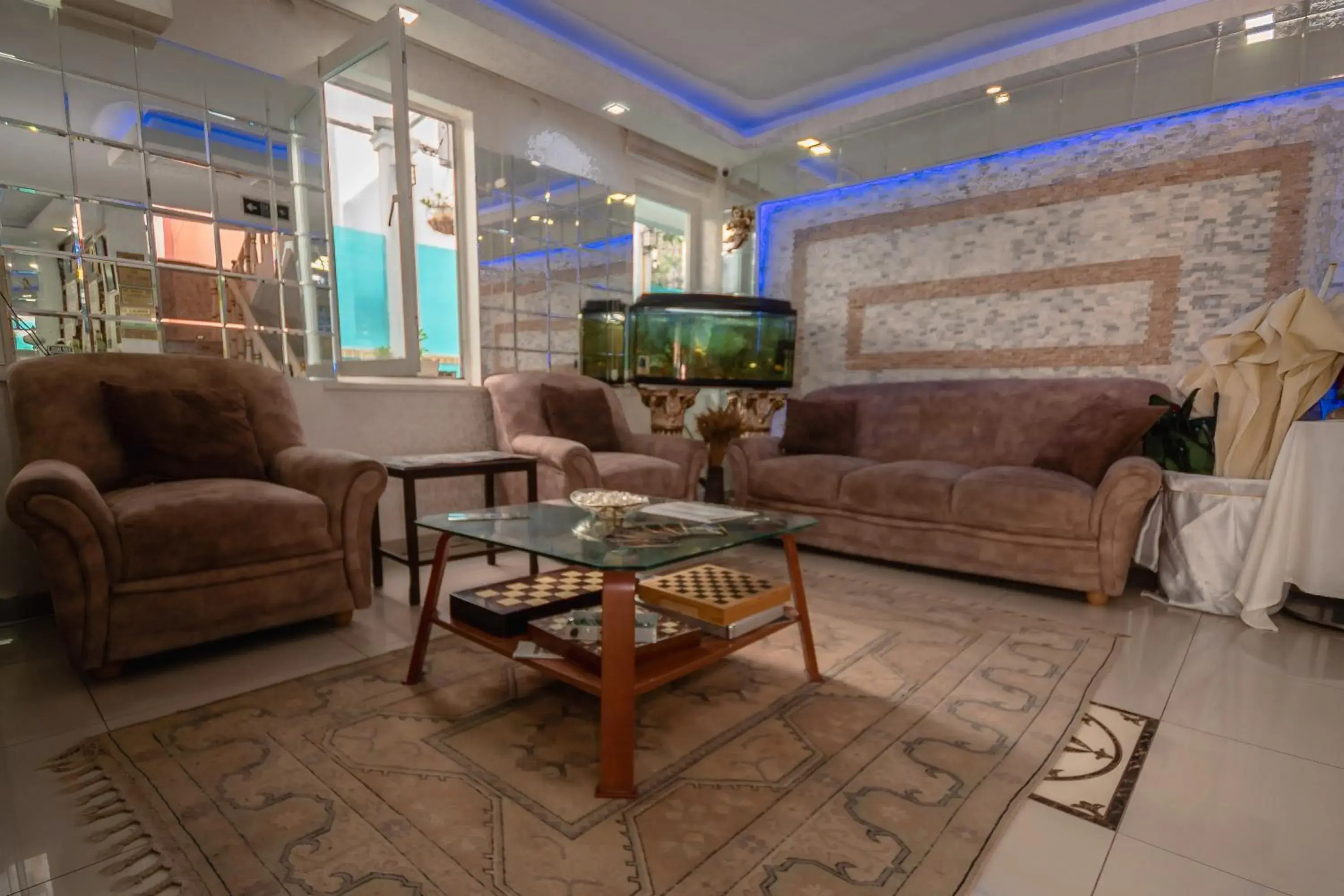 Pool view in Behram Hotel Pool view in Behram Hotel