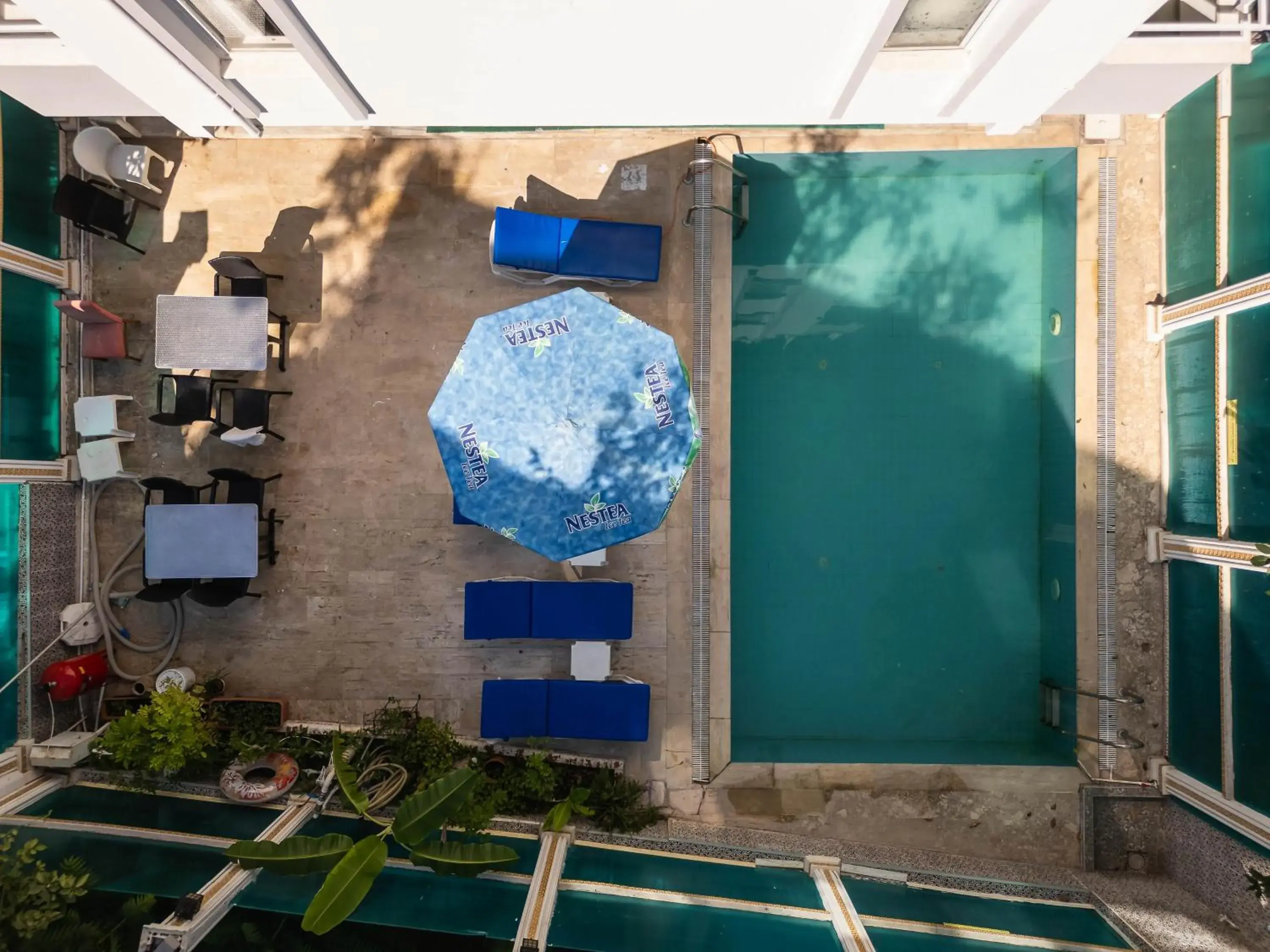 Pool view in Behram Hotel Pool view in Behram Hotel