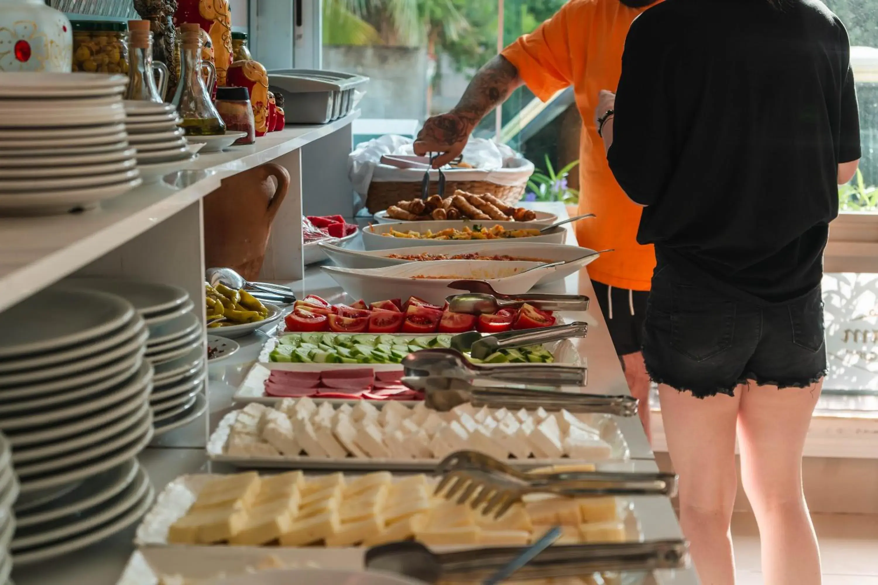 Breakfast in Behram Hotel Breakfast in Behram Hotel