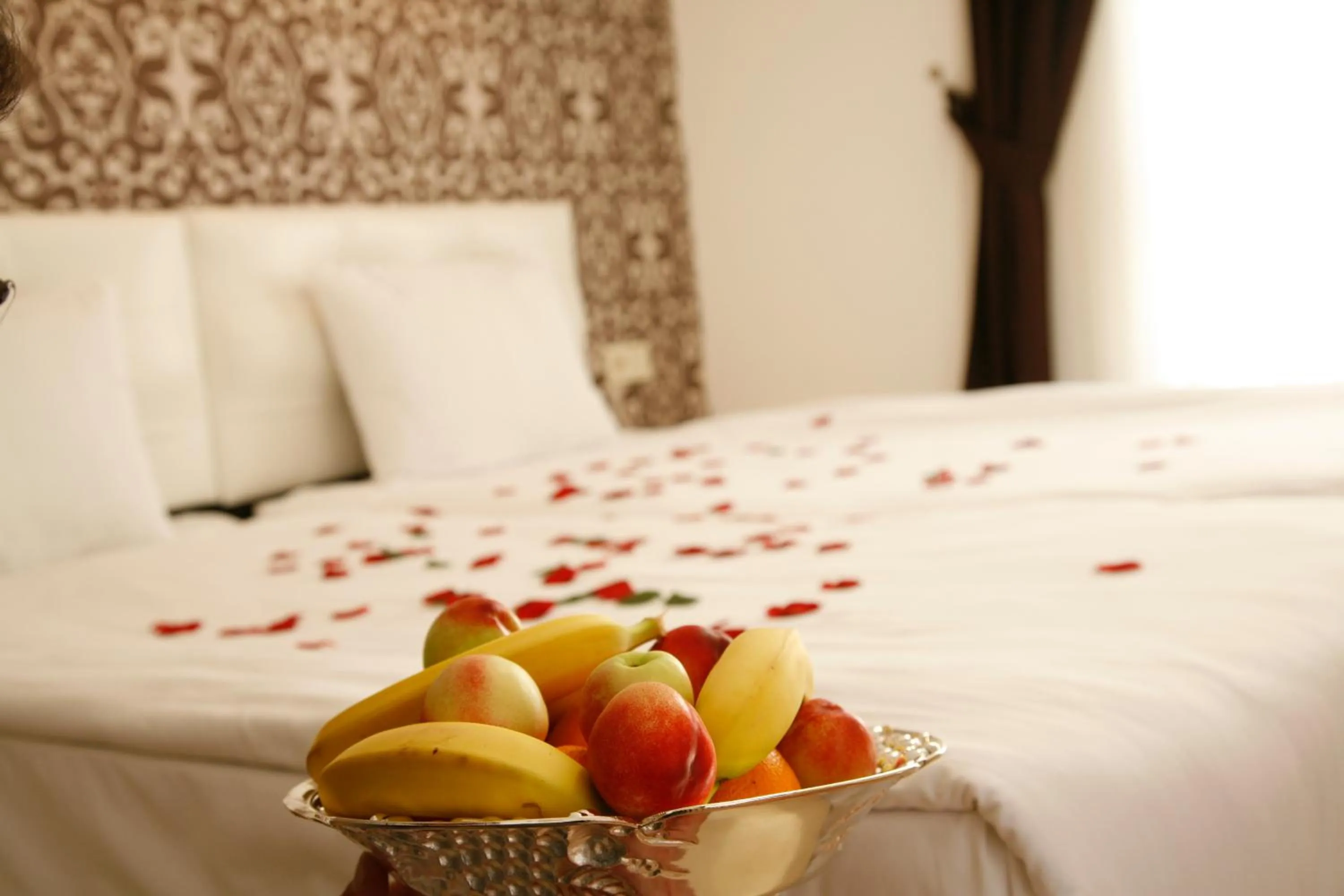 Decorative detail, Bed in Hotel Akcinar