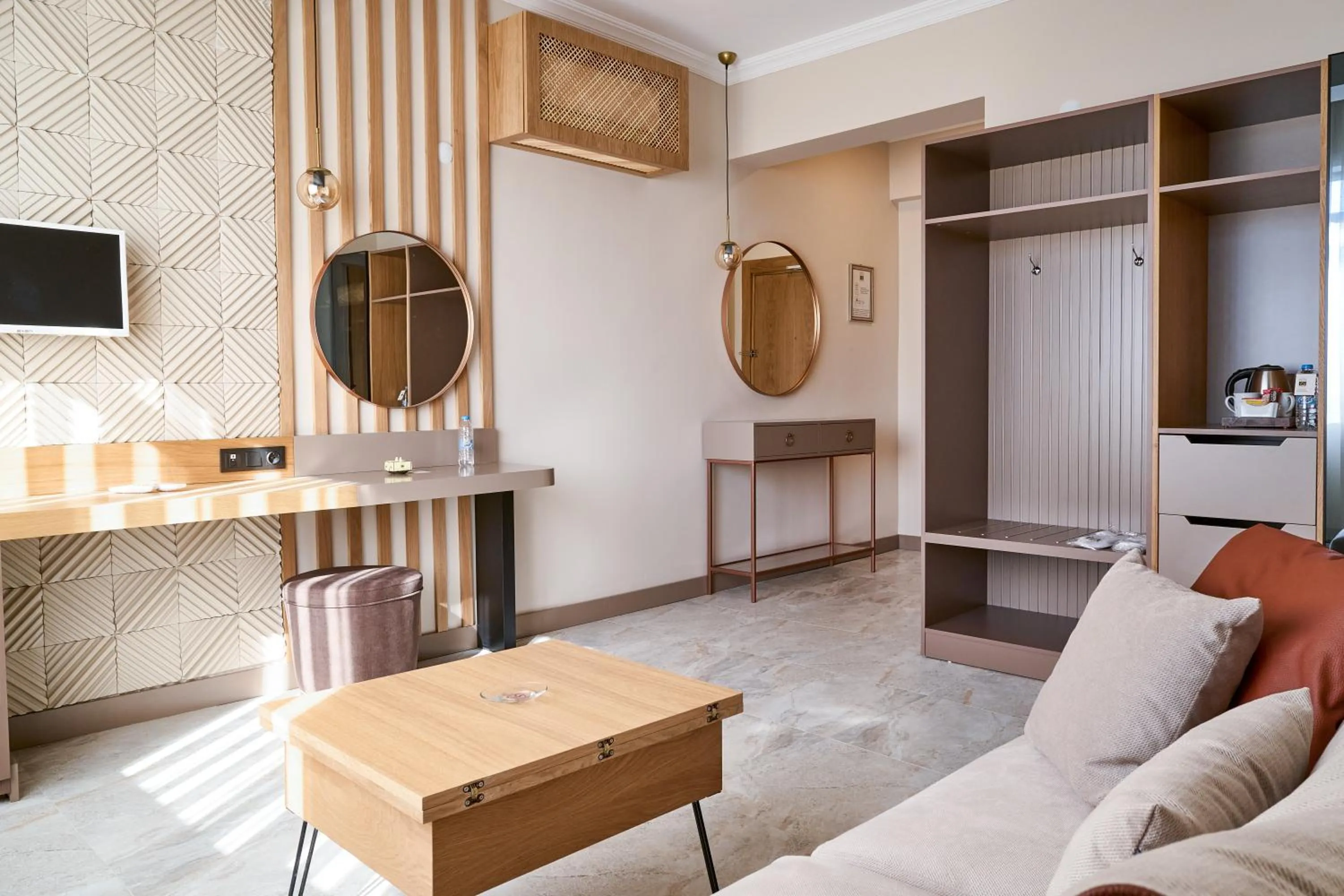 Seating area in Buyuk Truva Hotel