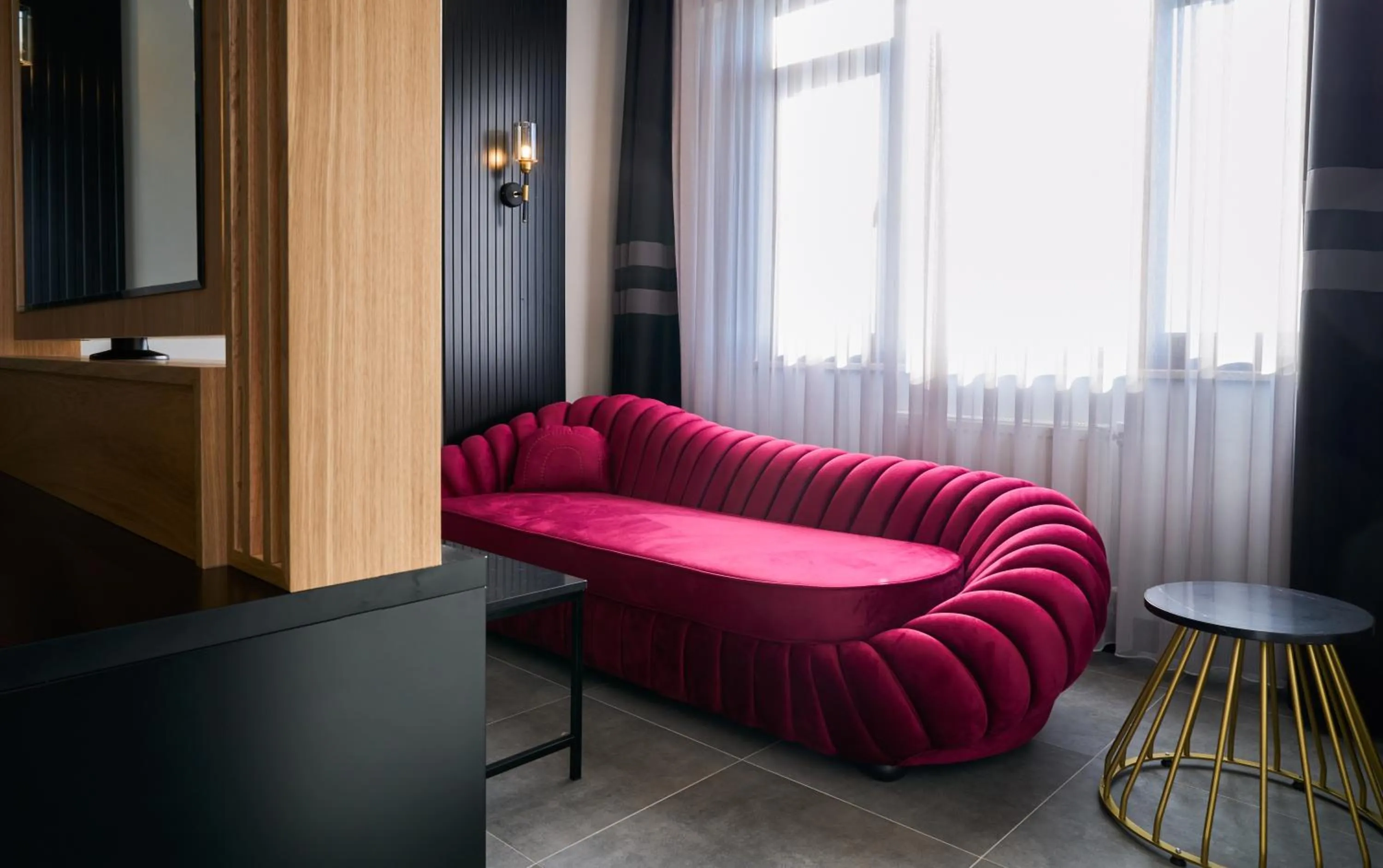 Seating area in Buyuk Truva Hotel